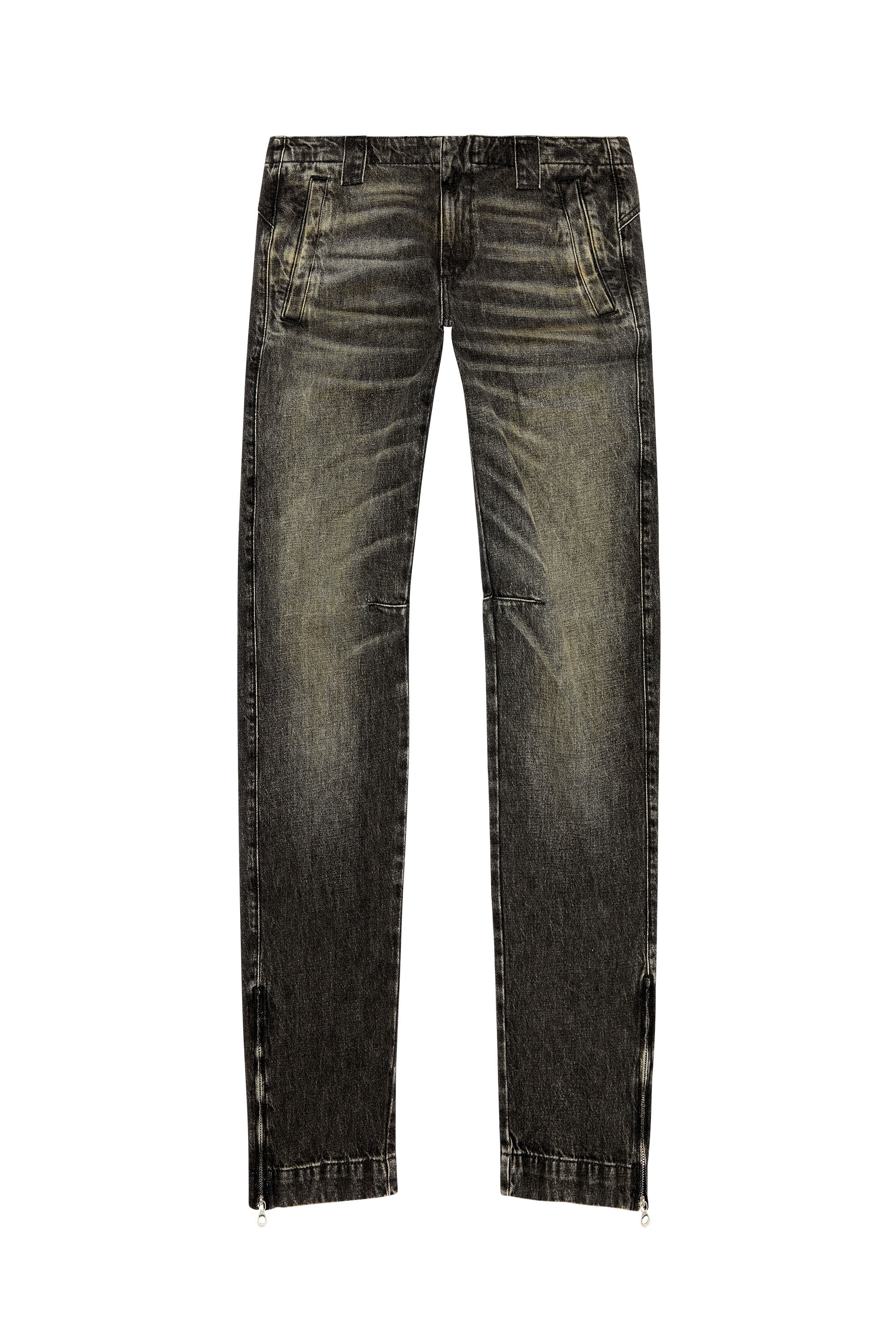 Diesel - Straight Jeans D-Gene 0GHAA, Nero/Grigio scuro - Image 2