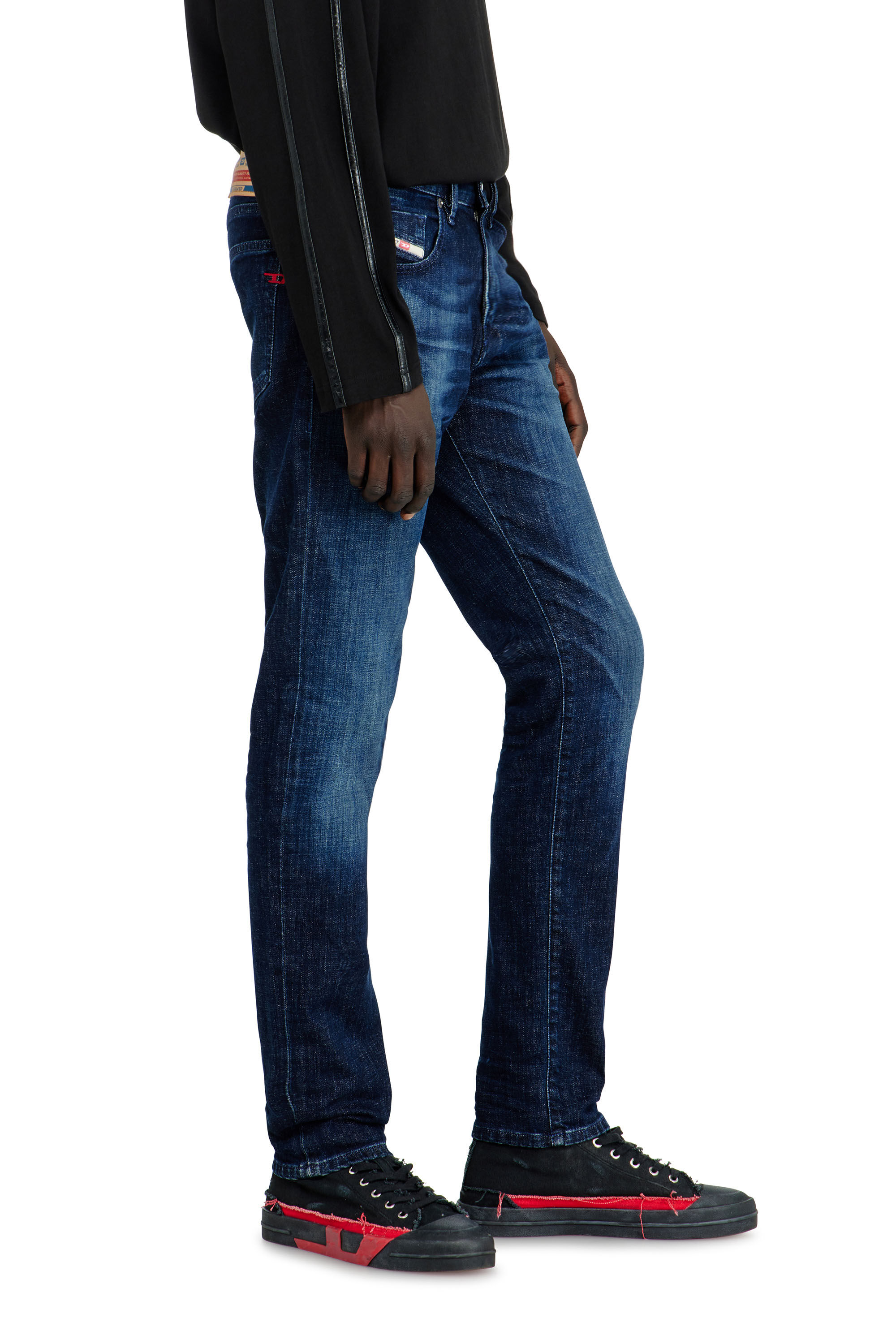 Diesel - Slim Jeans 2019 D-Strukt 0ADBL Uomo, Blu Scuro - Image 7