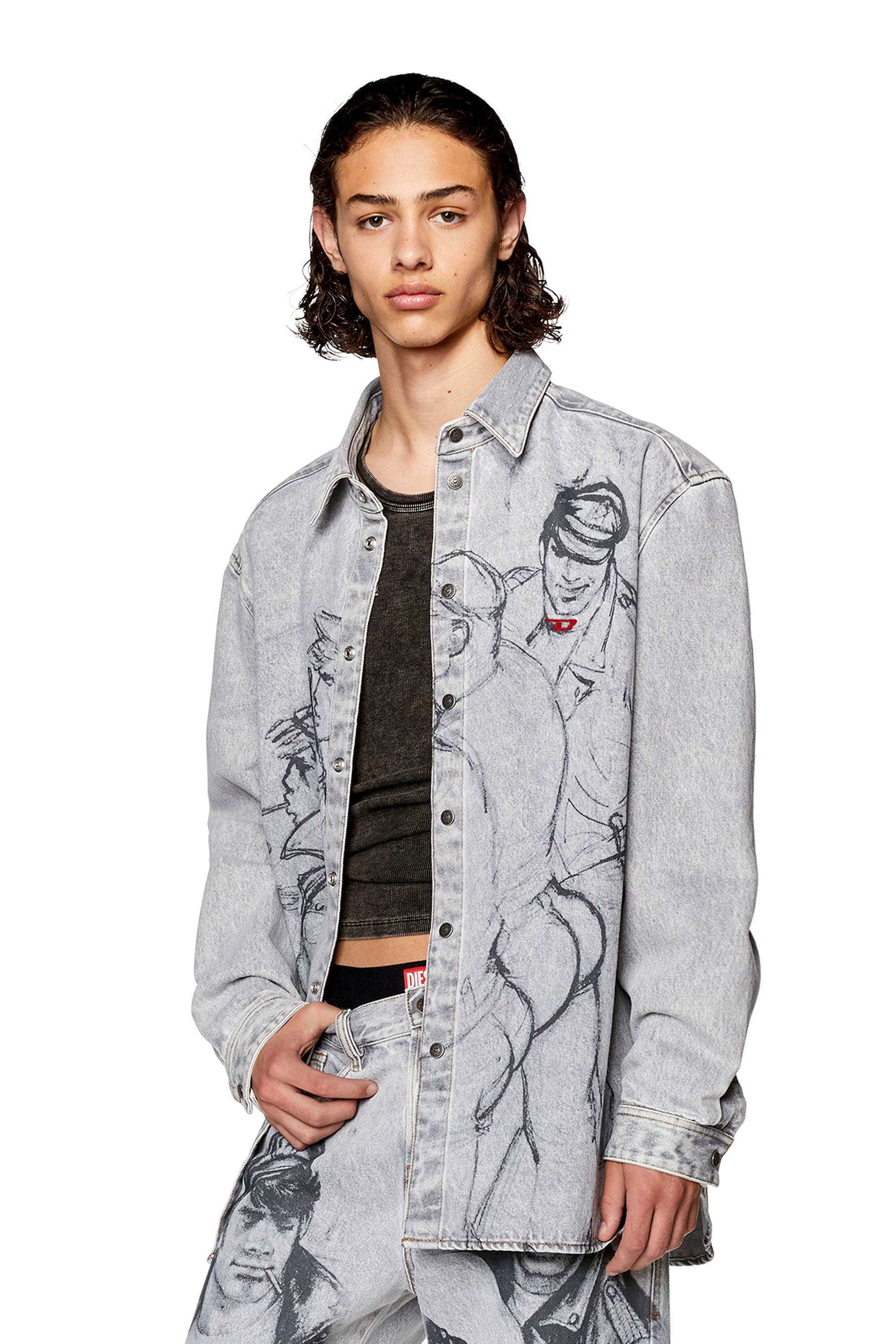 Diesel - PR-D-SIMPLY-OVER, Grigio - Image 3