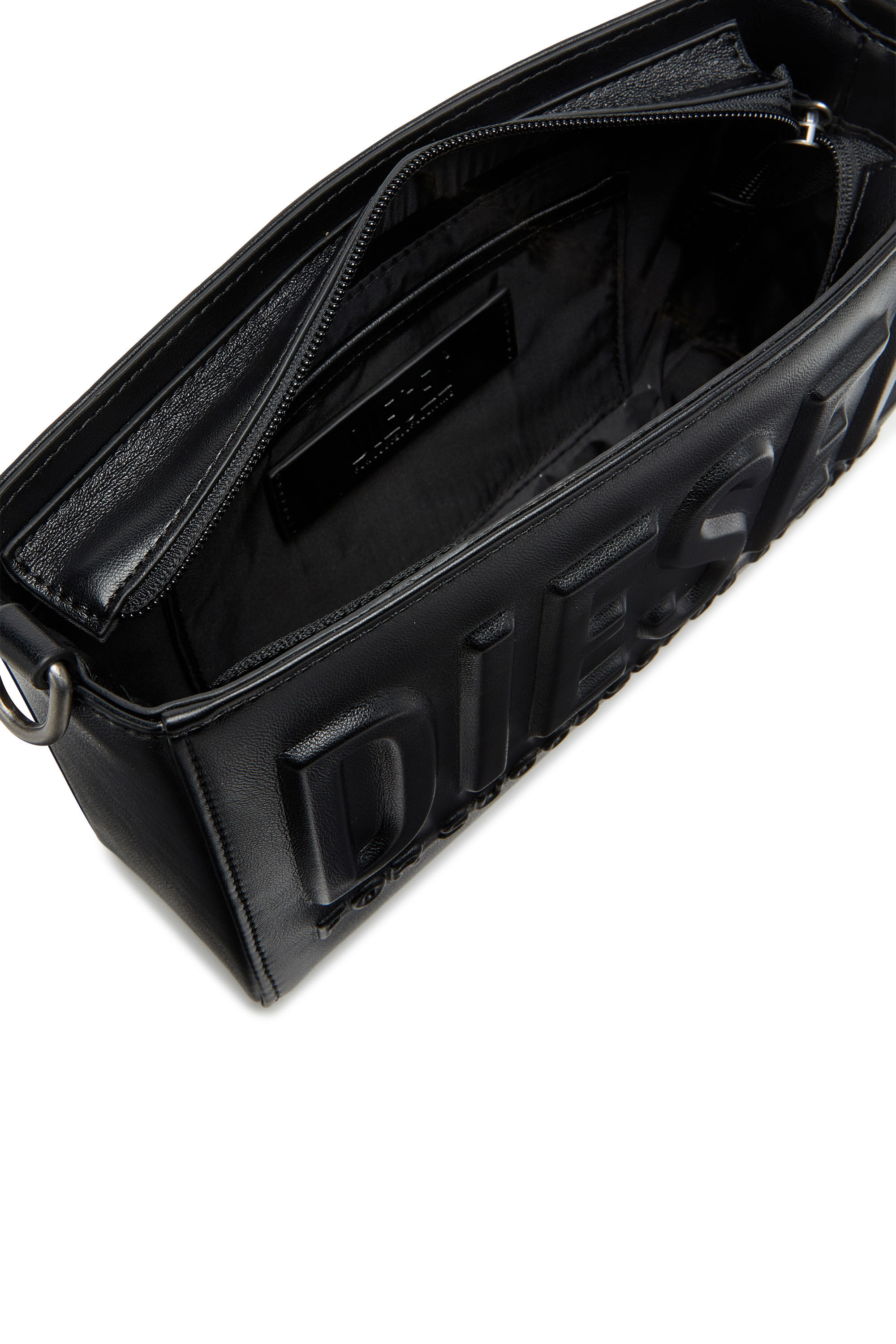 Diesel - DSL 3D CAMERA BAG, Dsl 3D-Camera bag in PU con logo 3D Uomo in Nero - 2