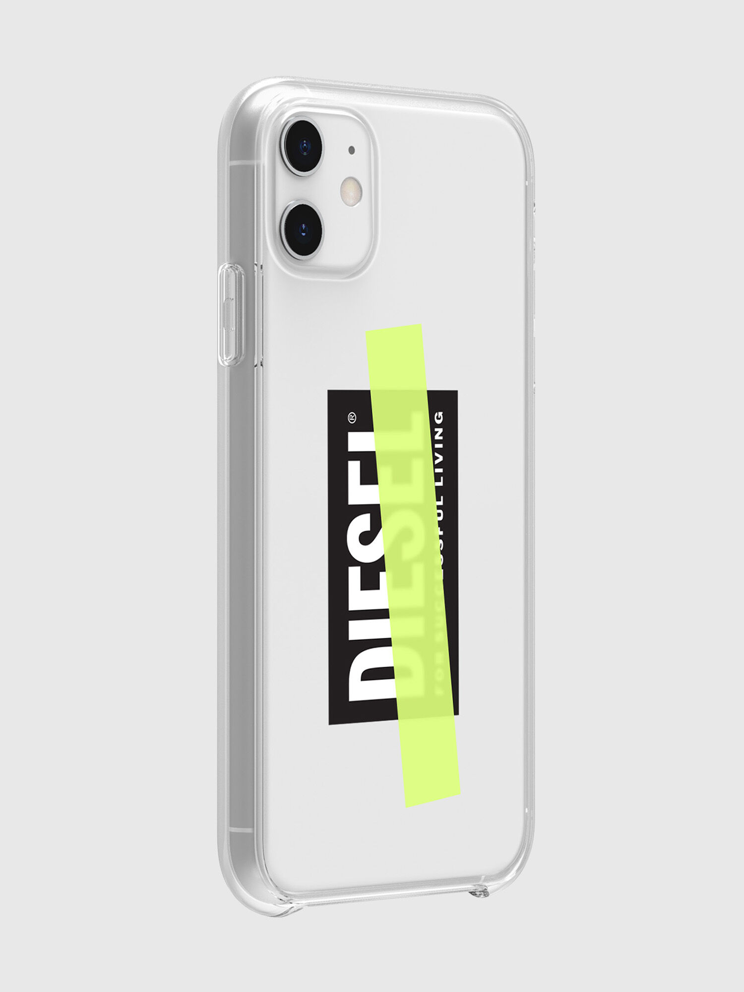 Diesel - DIPH-032-CLYET, Cover stampata  per iPhone 11 Unisex in Bianco - 5