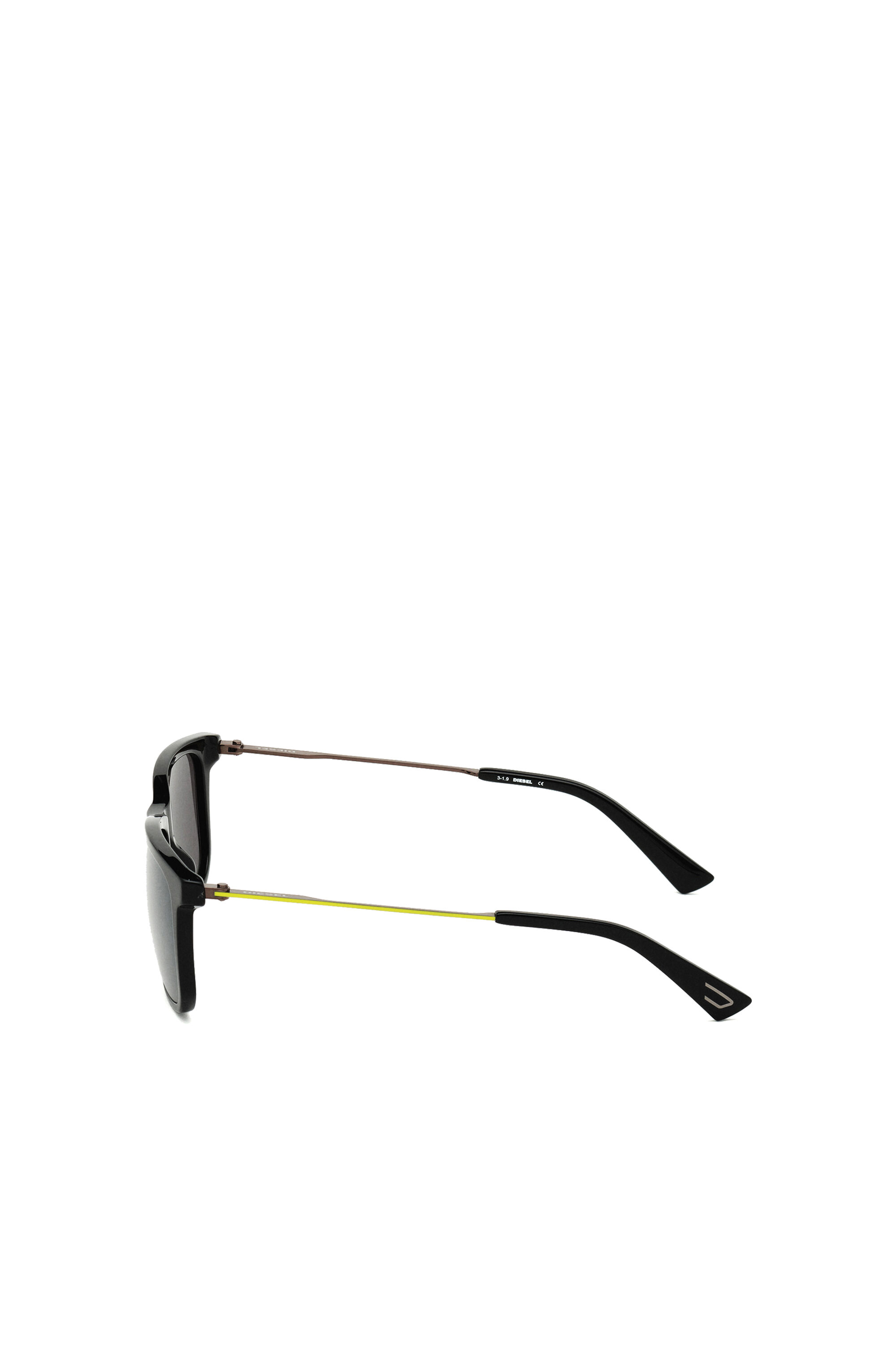 Diesel - DL0309, Occhiali da sole in acetato Uomo in Nero - 4