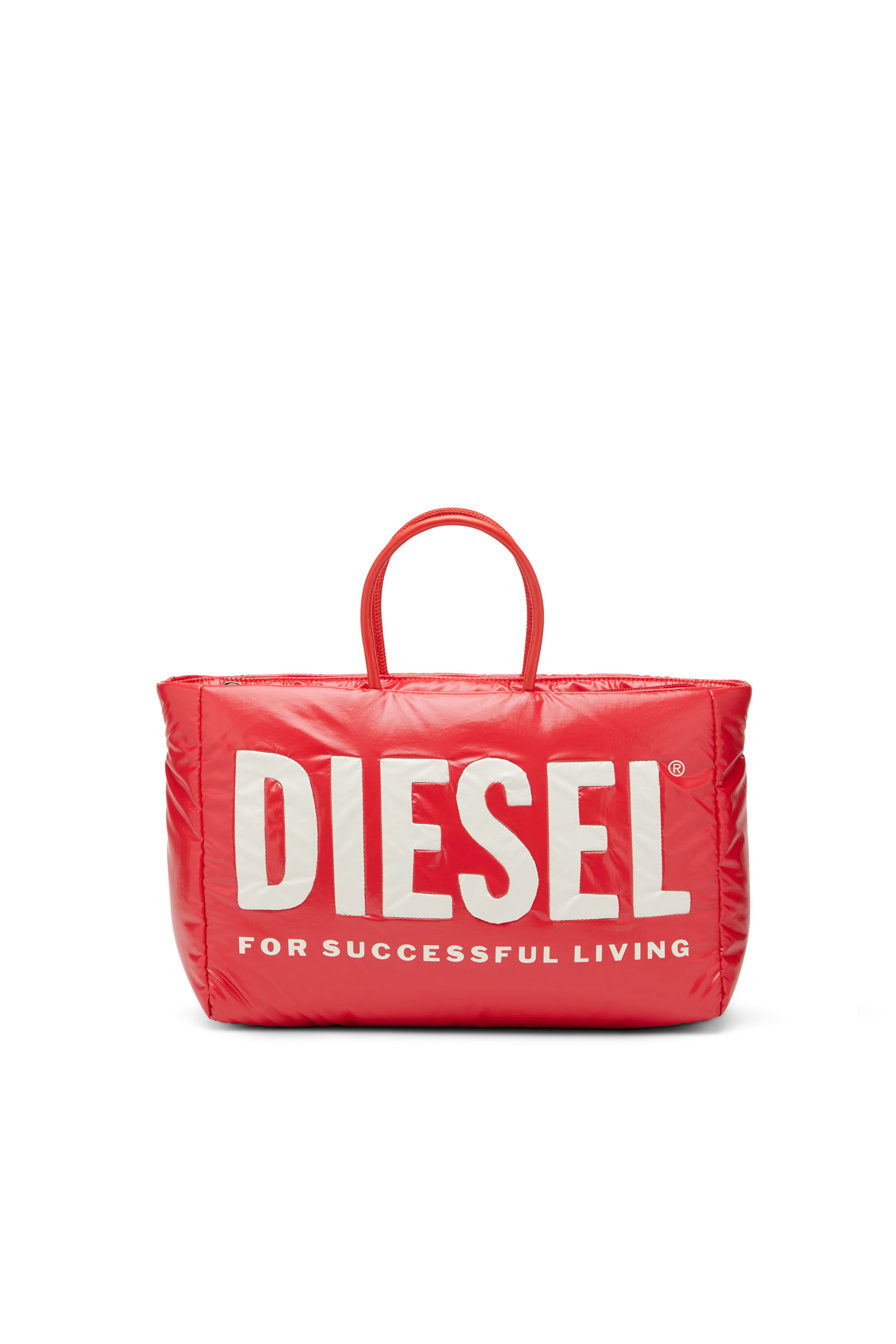 Diesel - PUFF DSL TOTE M X, Rosso - Image 2