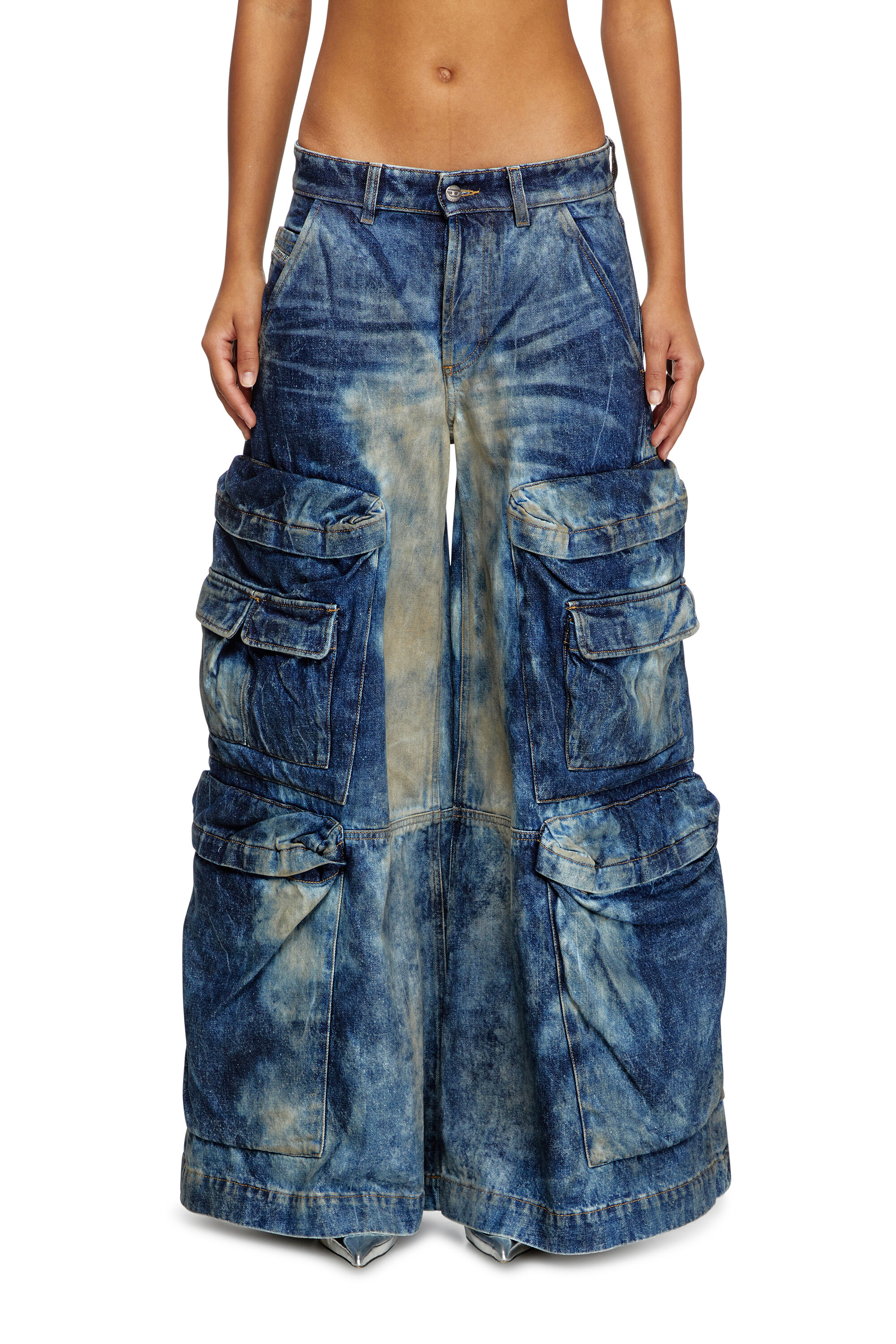 Diesel - Relaxed Jeans D-Giappo 0DBCW Unisex, Blu Scuro - Image 7