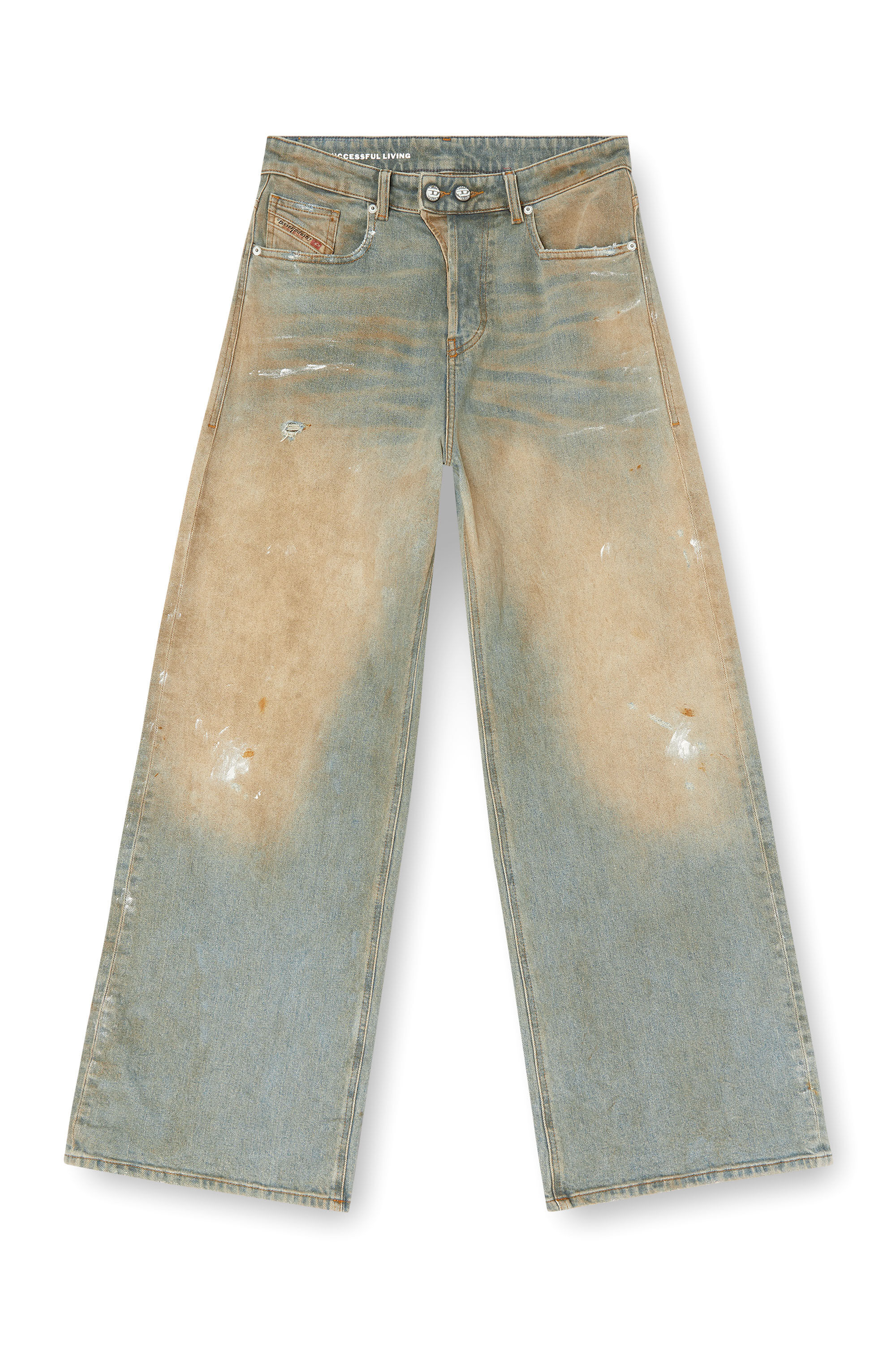 Diesel - Relaxed Jeans 1996 D-Sire 007Z4 Donna, Blu Chiaro - Image 2