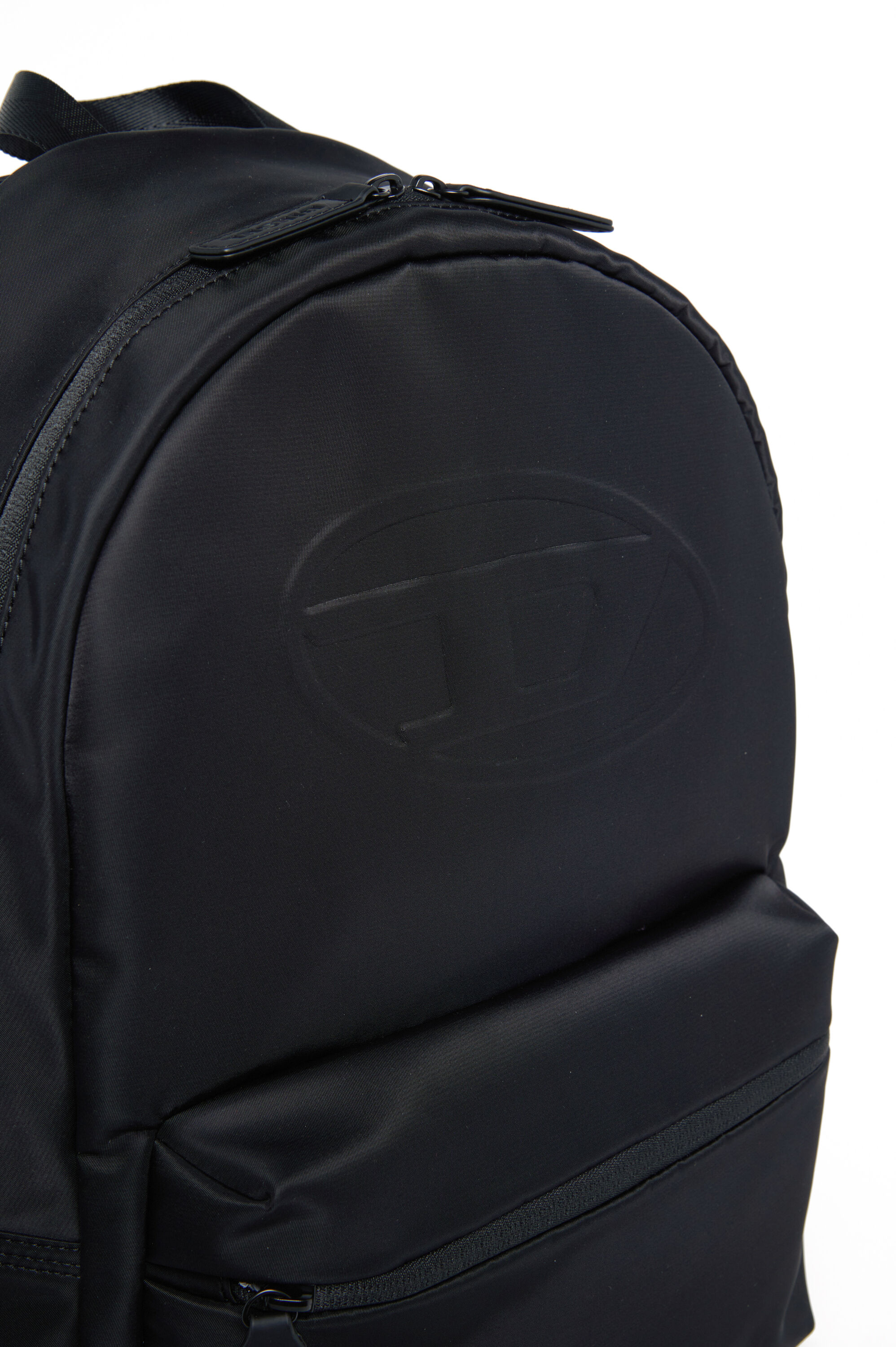 Diesel - WOVAL, Zaino in nylon con logo Oval D in rilievo Unisex in Nero - 4