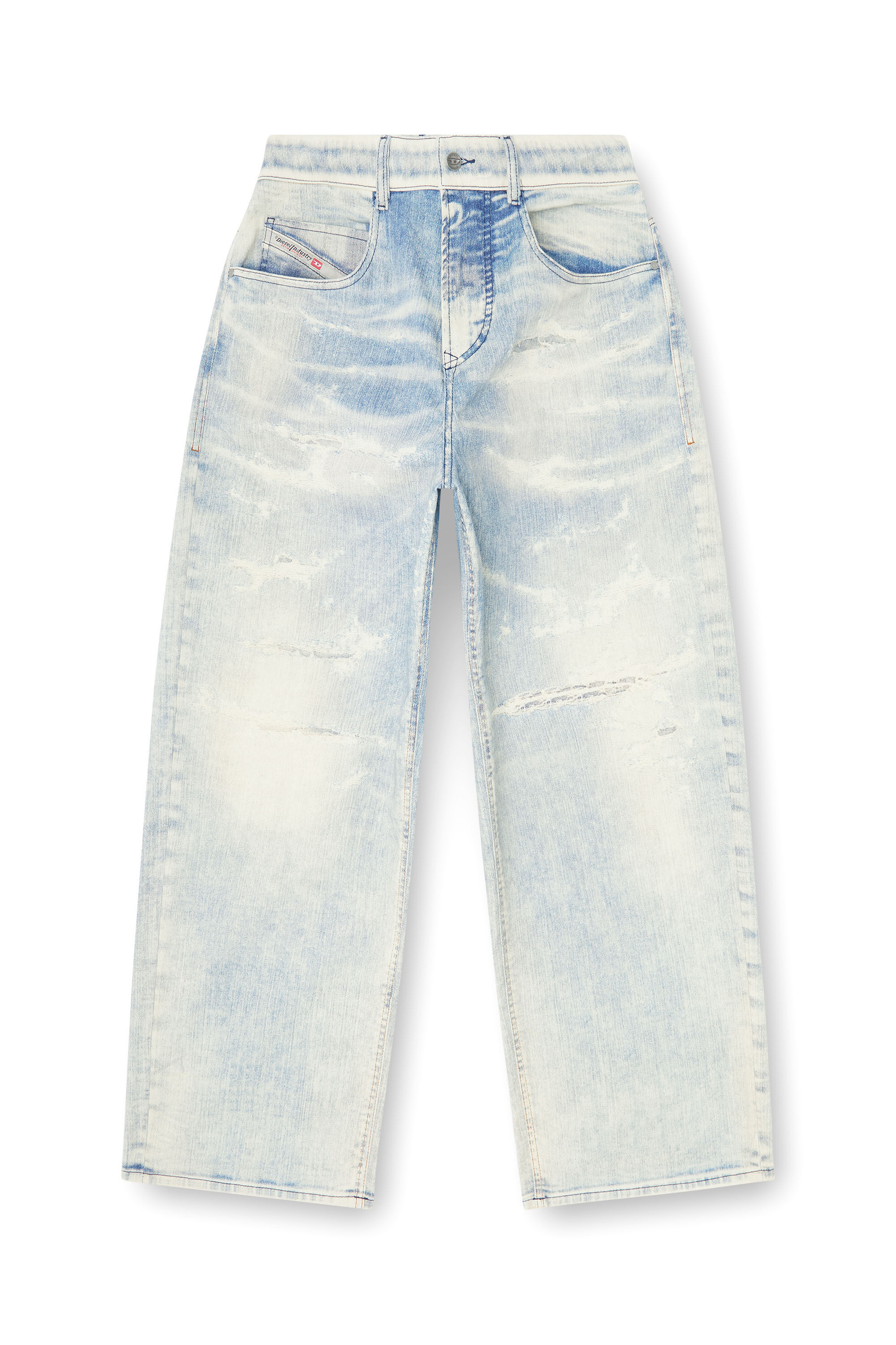 Diesel - Relaxed 2097 D-Enim-M Joggjeans&reg; 068XM Unisex, Blu Chiaro - Image 6
