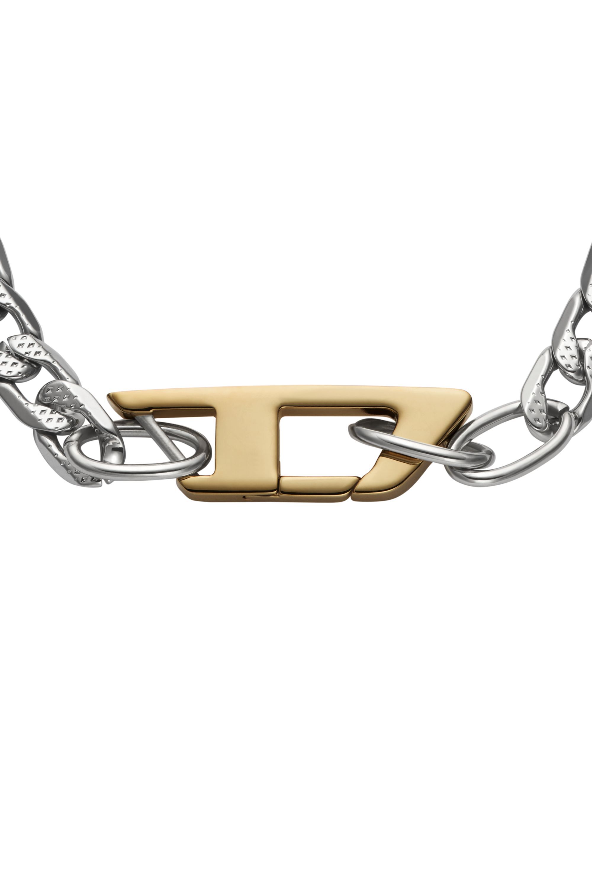 Diesel - DX1338, Bracciale a catena in acciaio inossidabile Unisex in Argento - 2