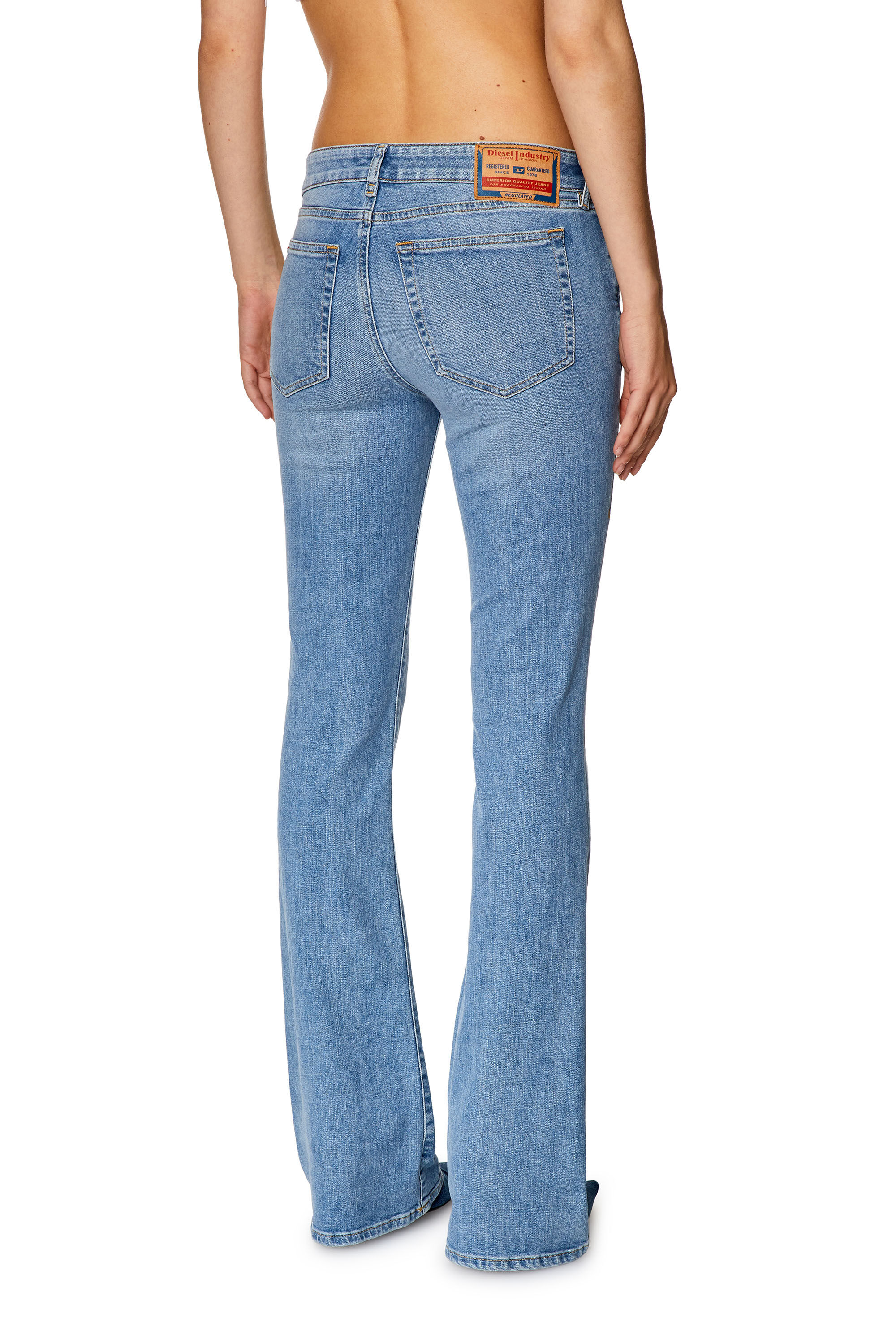 Diesel - Bootcut and Flare Jeans 1969 D-Ebbey 09F76, Blu Chiaro - Image 4