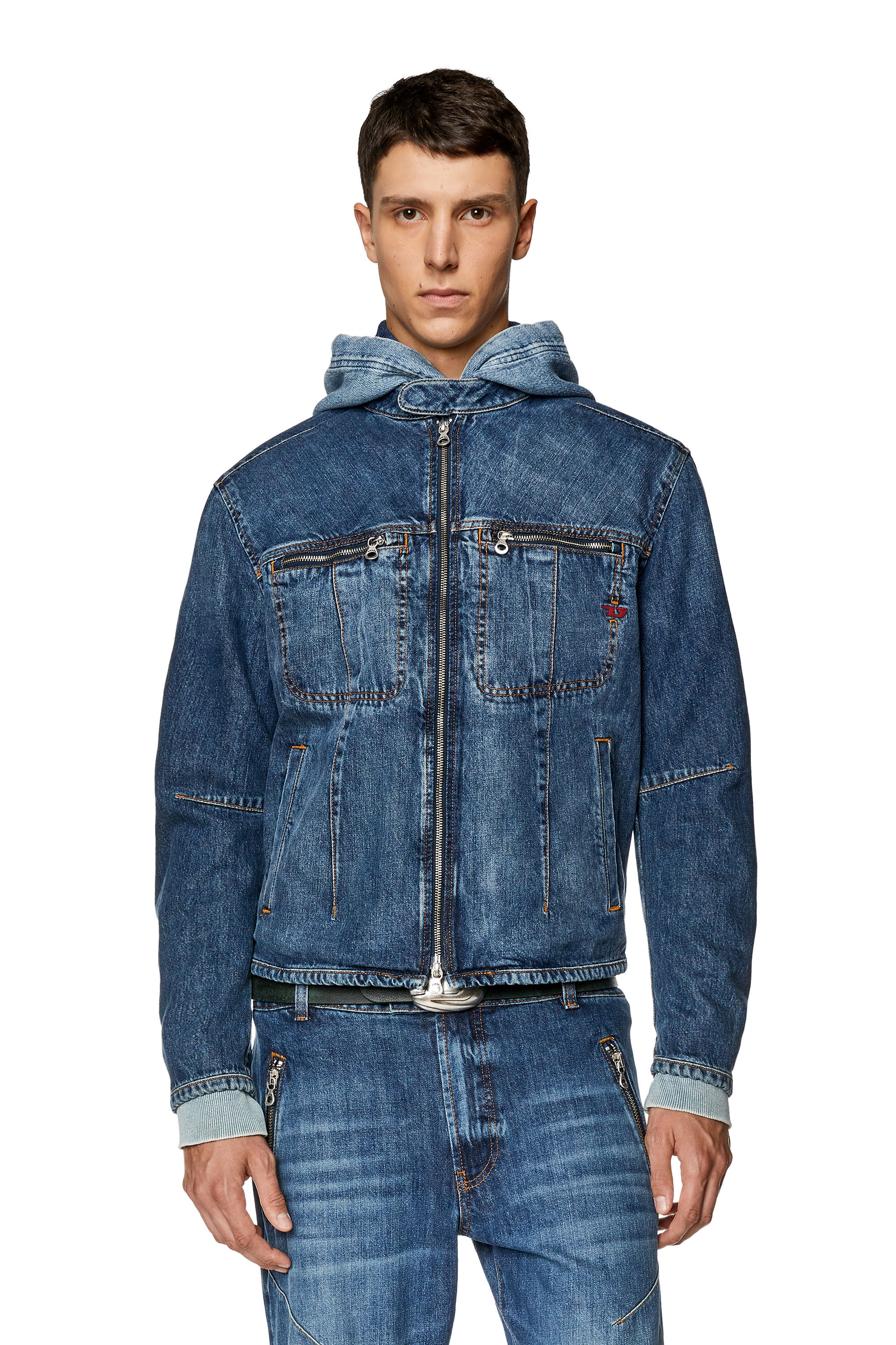 Giubbino jeans diesel sale