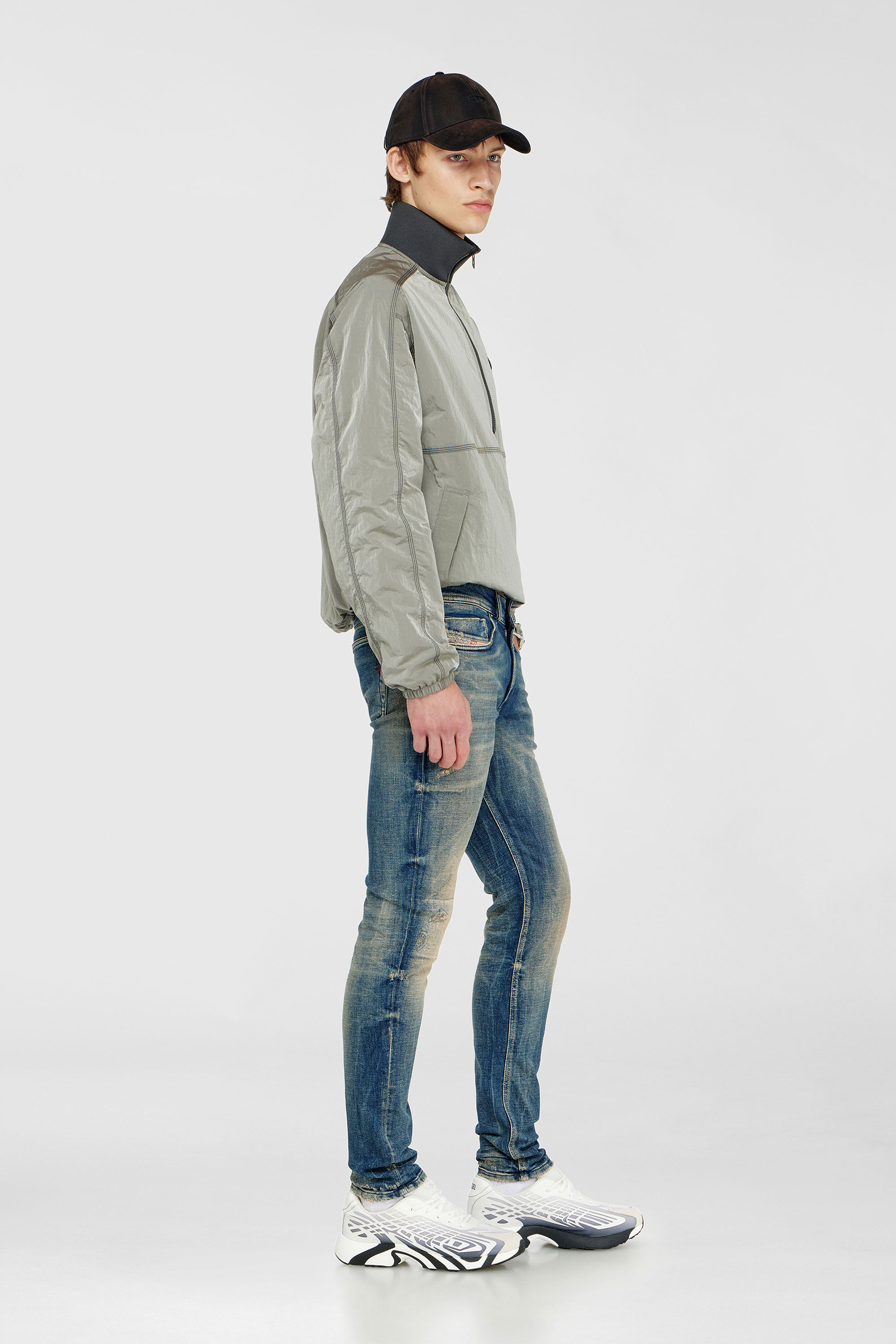 Diesel - Skinny Jeans 1979 Sleenker 09P68 Uomo, Blu Scuro - Image 1