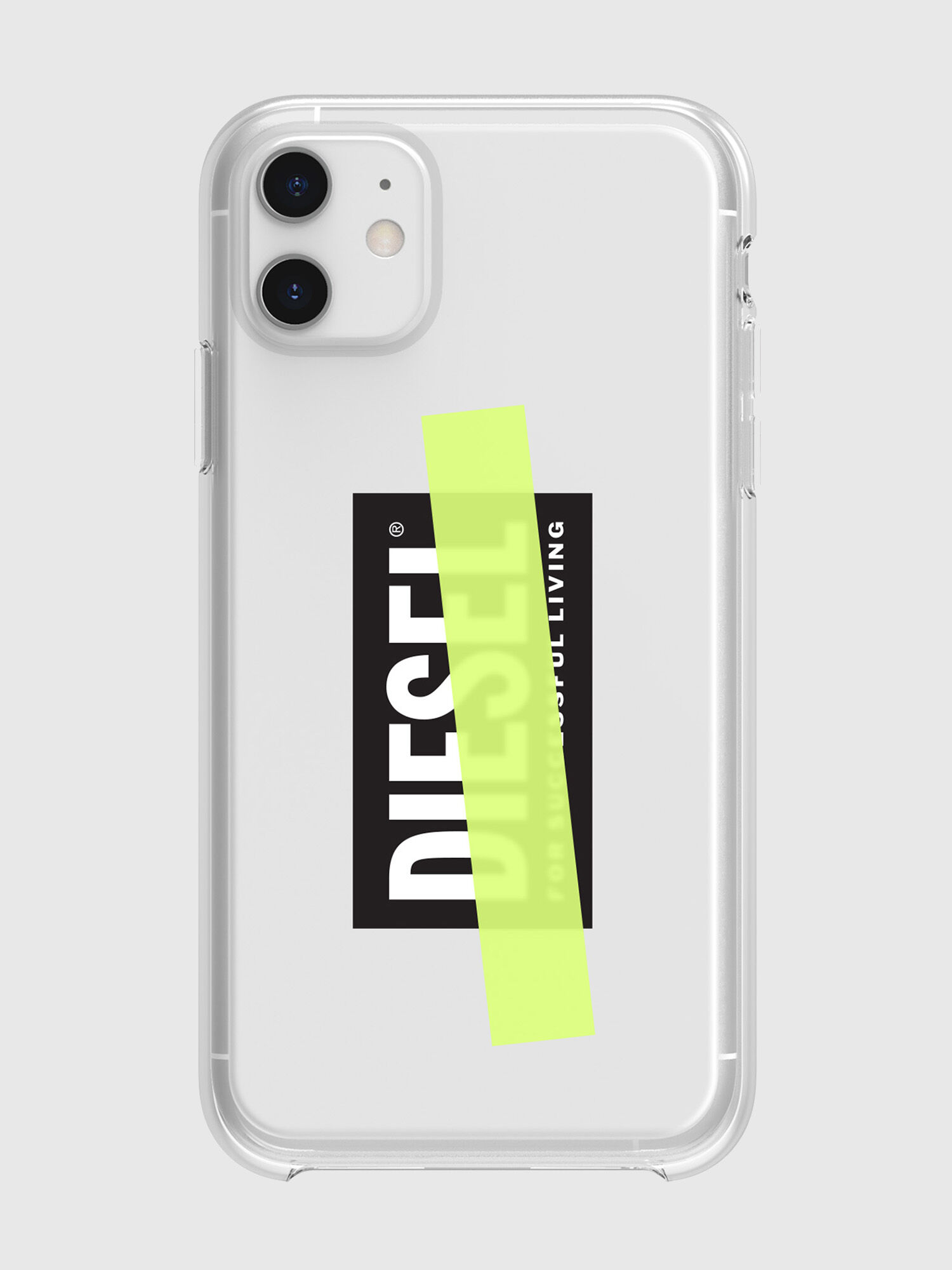 Diesel - DIPH-032-CLYET, Cover stampata  per iPhone 11 Unisex in Bianco - 3