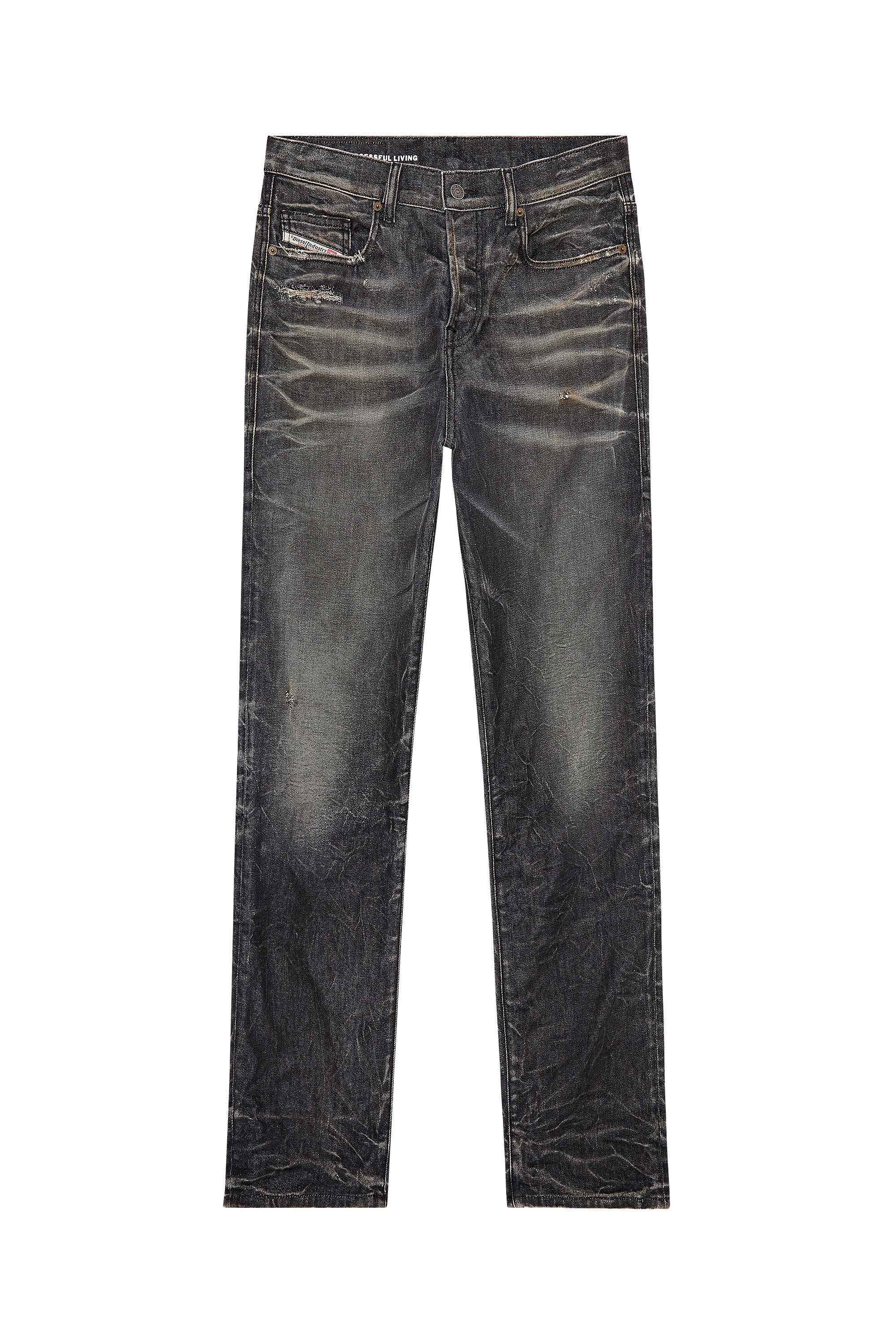 Diesel - Man's Regular Jeans 2020 D-Viker 09H51, Black/Dark grey - 1