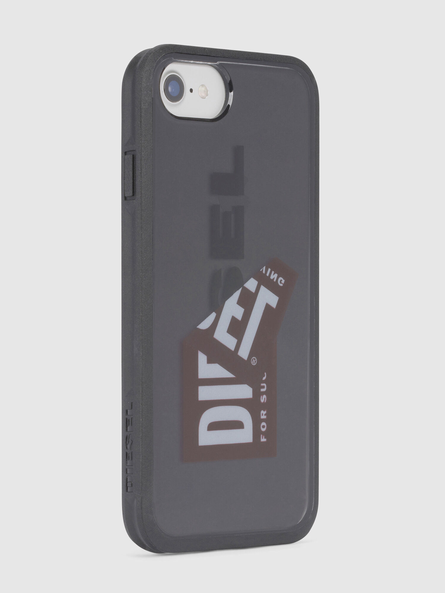 Diesel - STICKER IPHONE 8 PLUS/7 PLUS/6s PLUS/6 PLUS CASE, Cover con logo, iPhone 8 Plus/7 Plus/6s Plus/6 Plus Unisex in Nero - 6