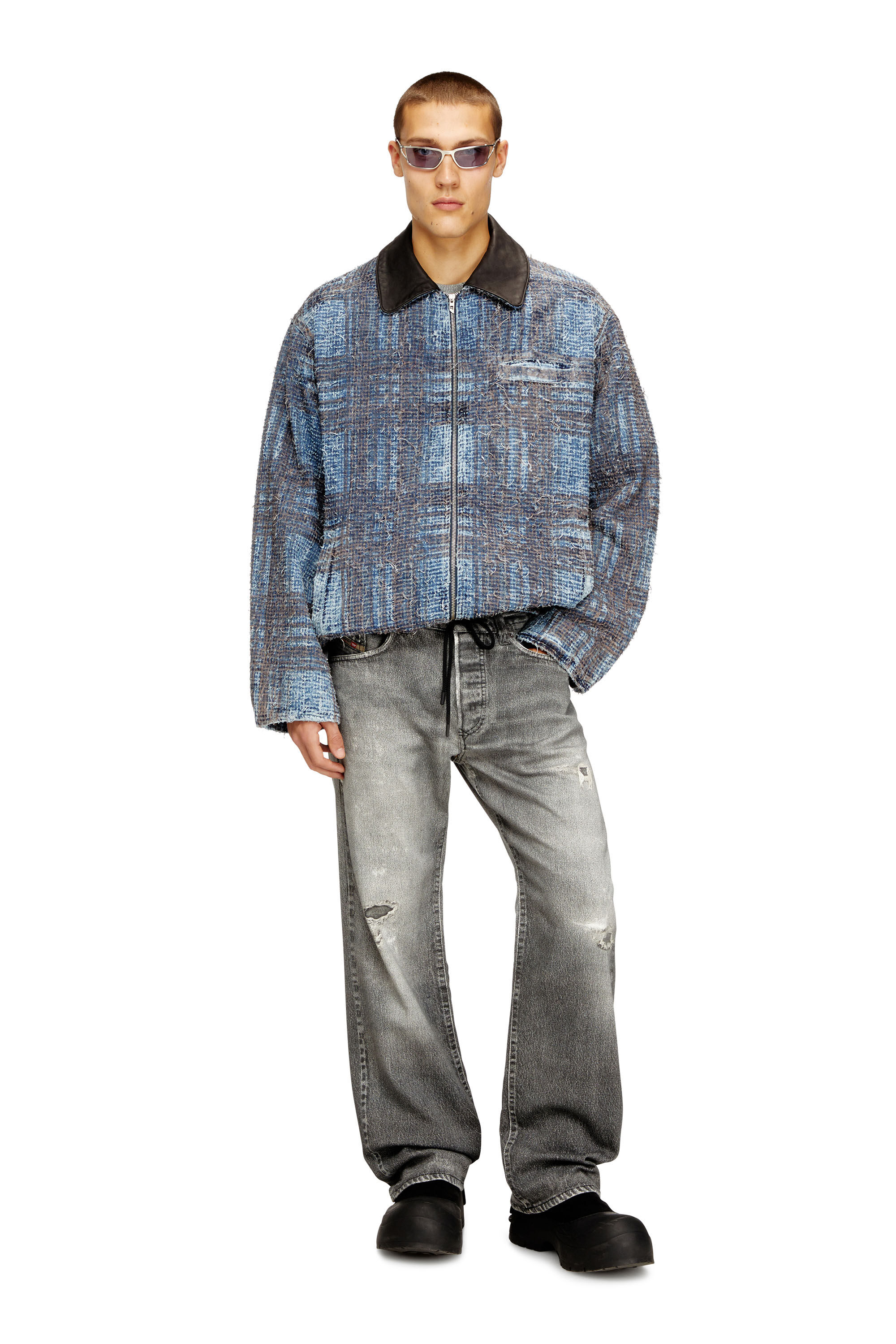 Diesel - D-IVAR-S1, Giacca in denim bouclé Uomo in ToBeDefined - 1