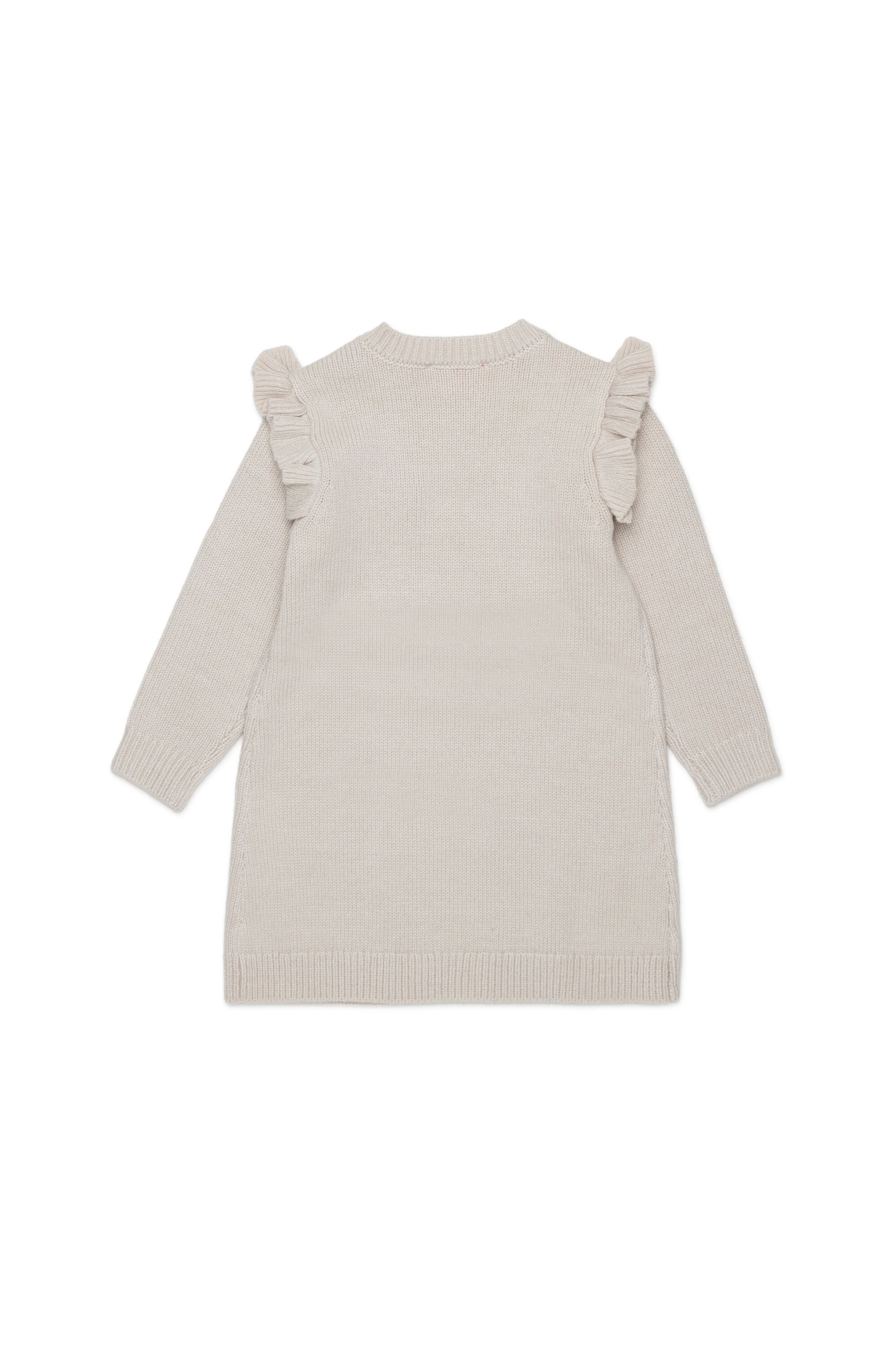 Diesel - DSCALOB, Abito maglia arricciato in cachemire Donna in Bianco - 2