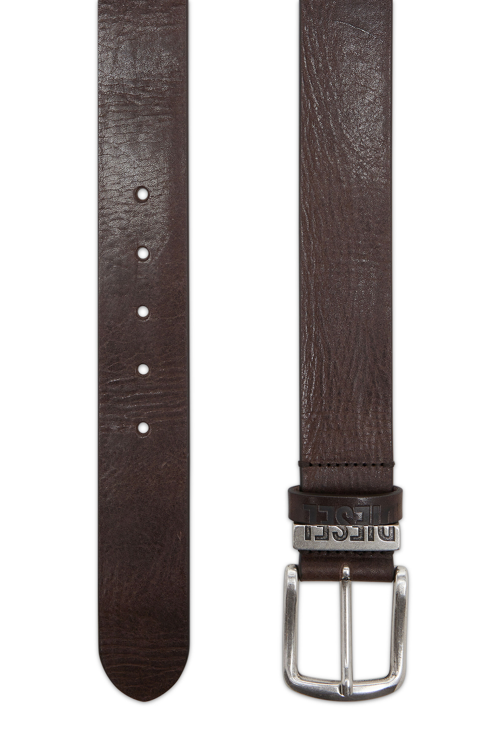Diesel - B-VISIBLE, Cintura 3.9 cm con passanti a contrasto Uomo in Marrone - 2