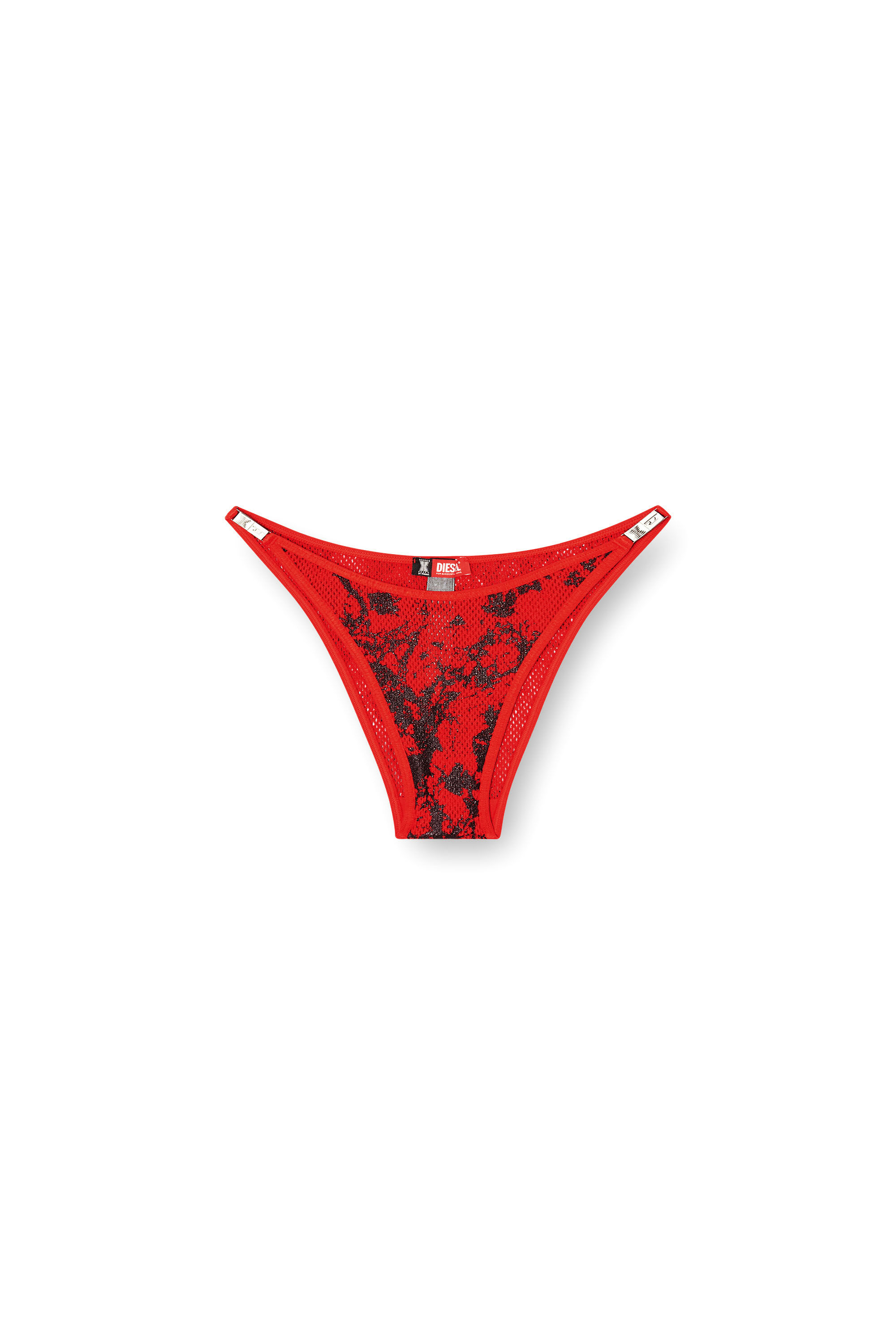 Diesel - FISHNET-STRING, Perizoma in rete laminata Donna in Multicolor - 2