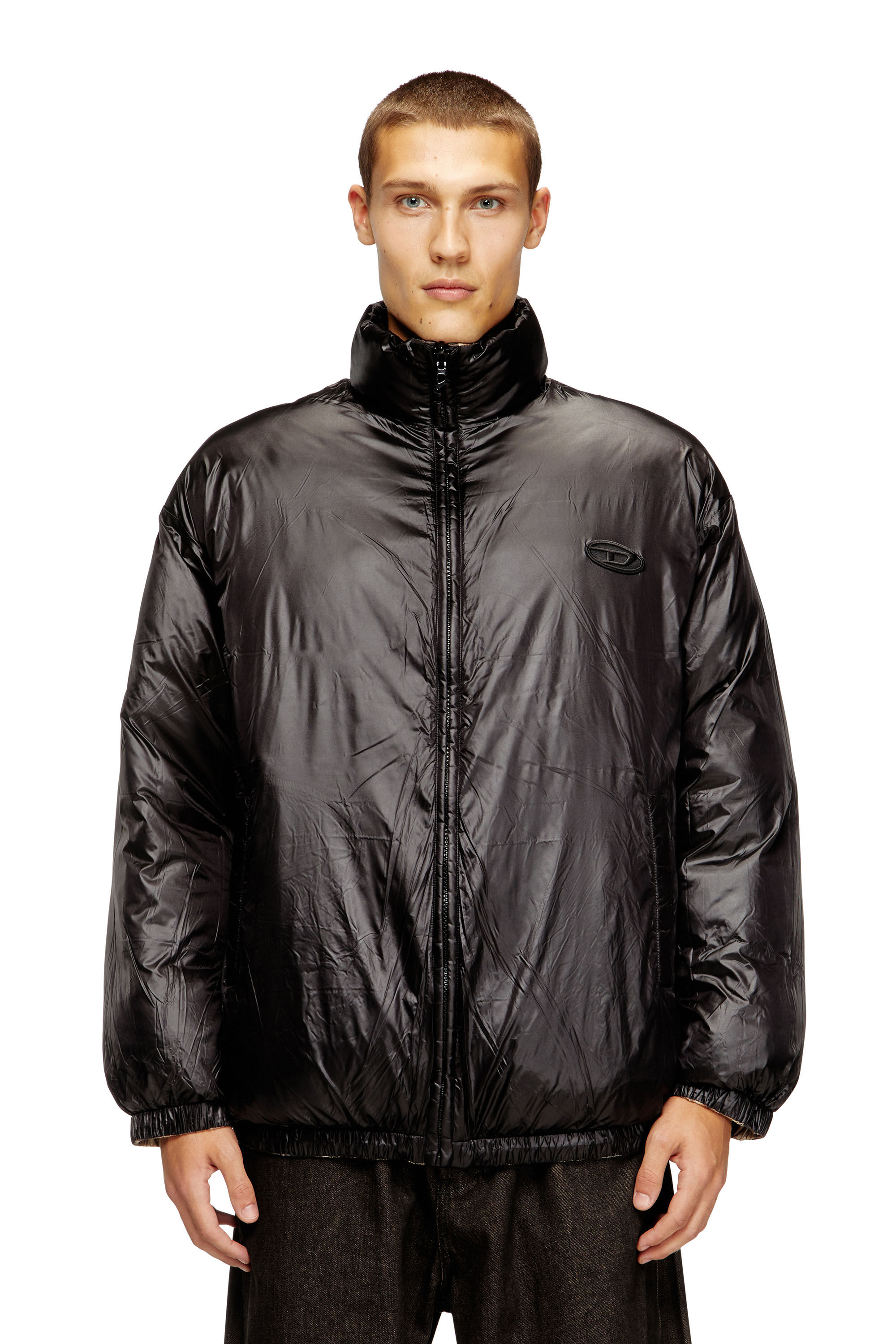 Diesel - W-BOURBON-ENBM, Giacca bomber reversibile imbottita Uomo in ToBeDefined - 6