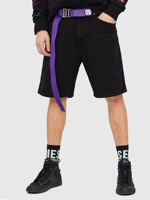 D-WILLOH, Nero/Grigio scuro - Shorts