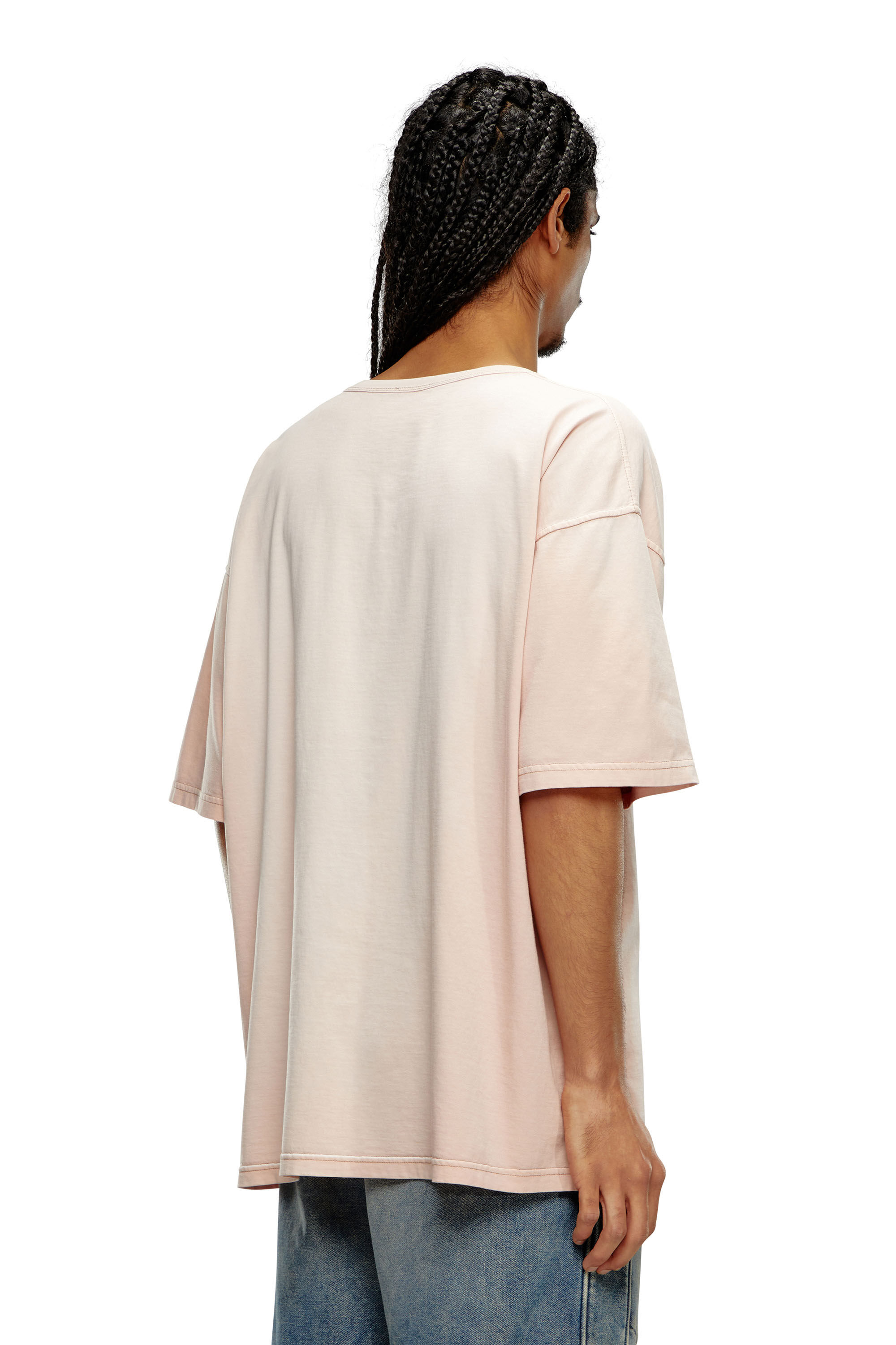 Diesel - T-BOXT-N7, T-shirt con mini stampa Design Studio Uomo in Rosa - 4