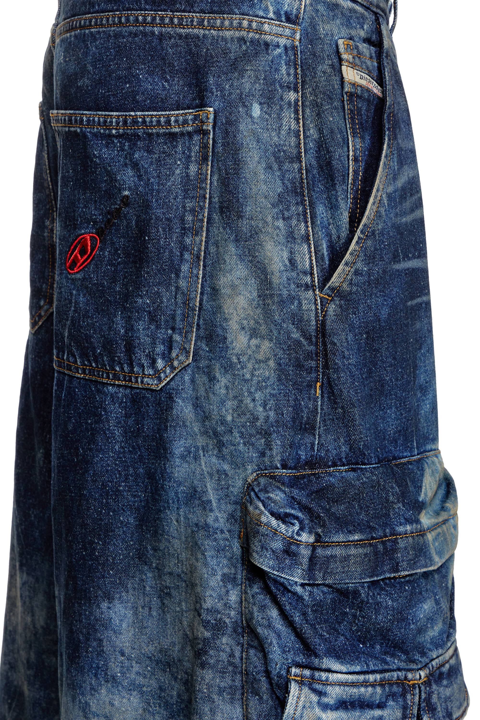 Diesel - Relaxed Jeans D-Giappo 0DBCW Unisex, Blu Scuro - Image 5