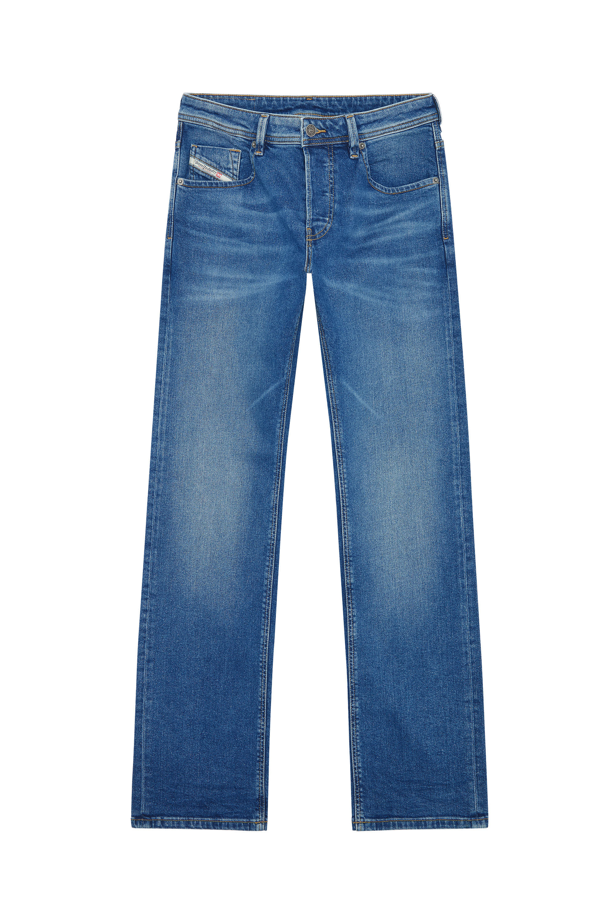 Diesel - Larkee E9A80 Straight Jeans, Blu medio - Image 2