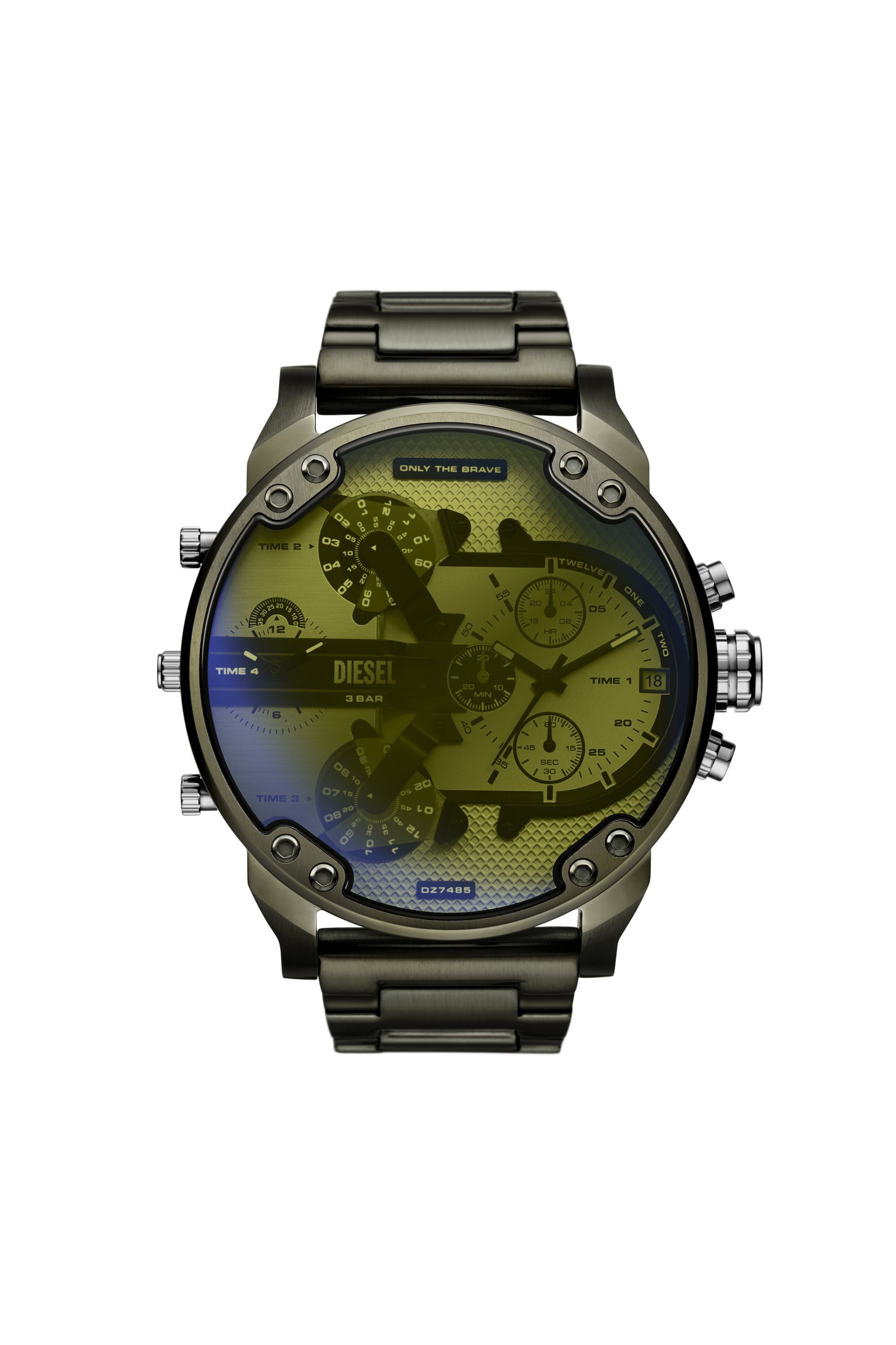 Orologio Mr. Daddy 2.0 in acciaio inossidabile verde Uomo Verde Diesel