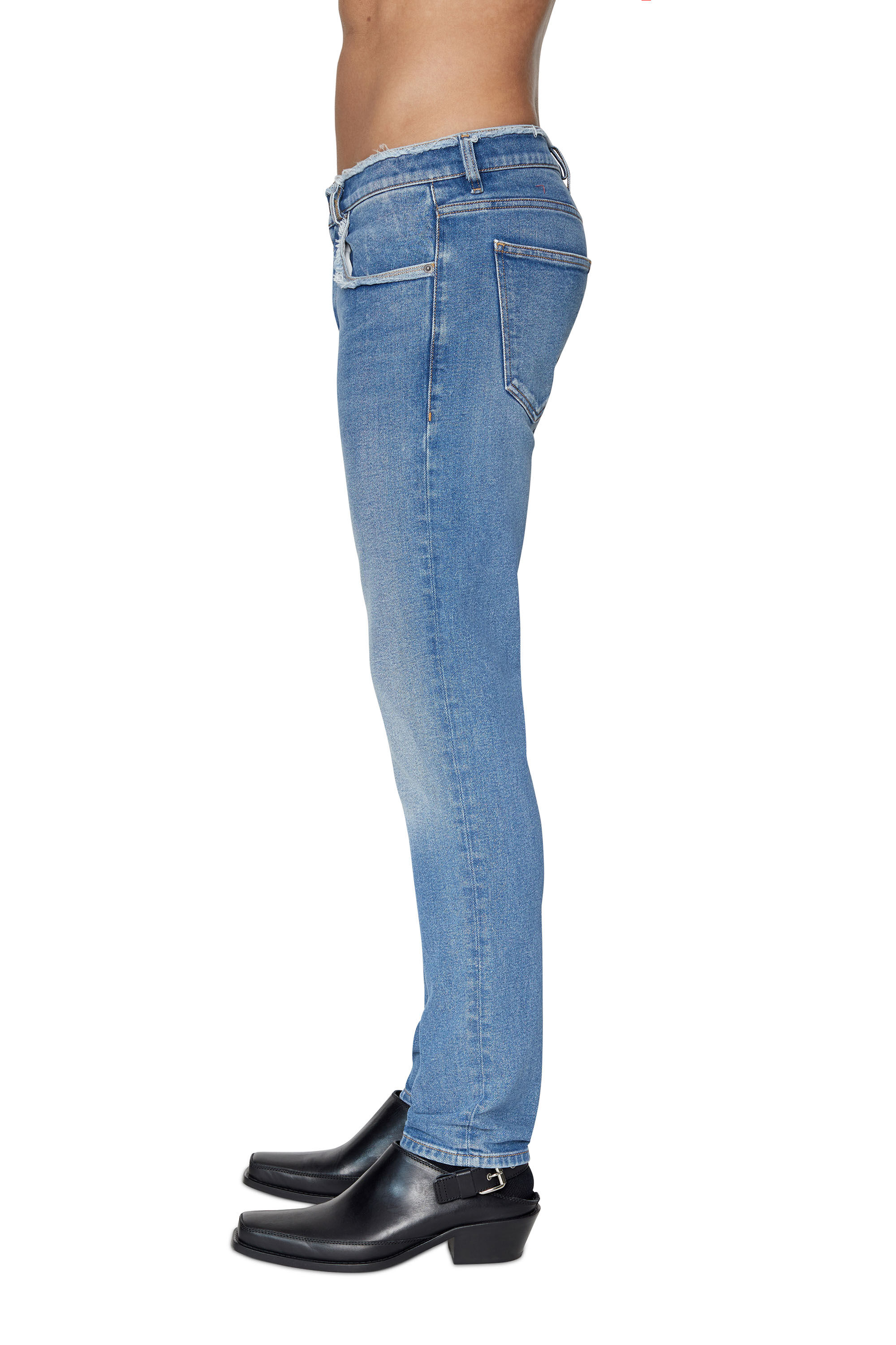 Diesel - Slim Jeans 2019 D-Strukt 09E19, Blu medio - Image 4