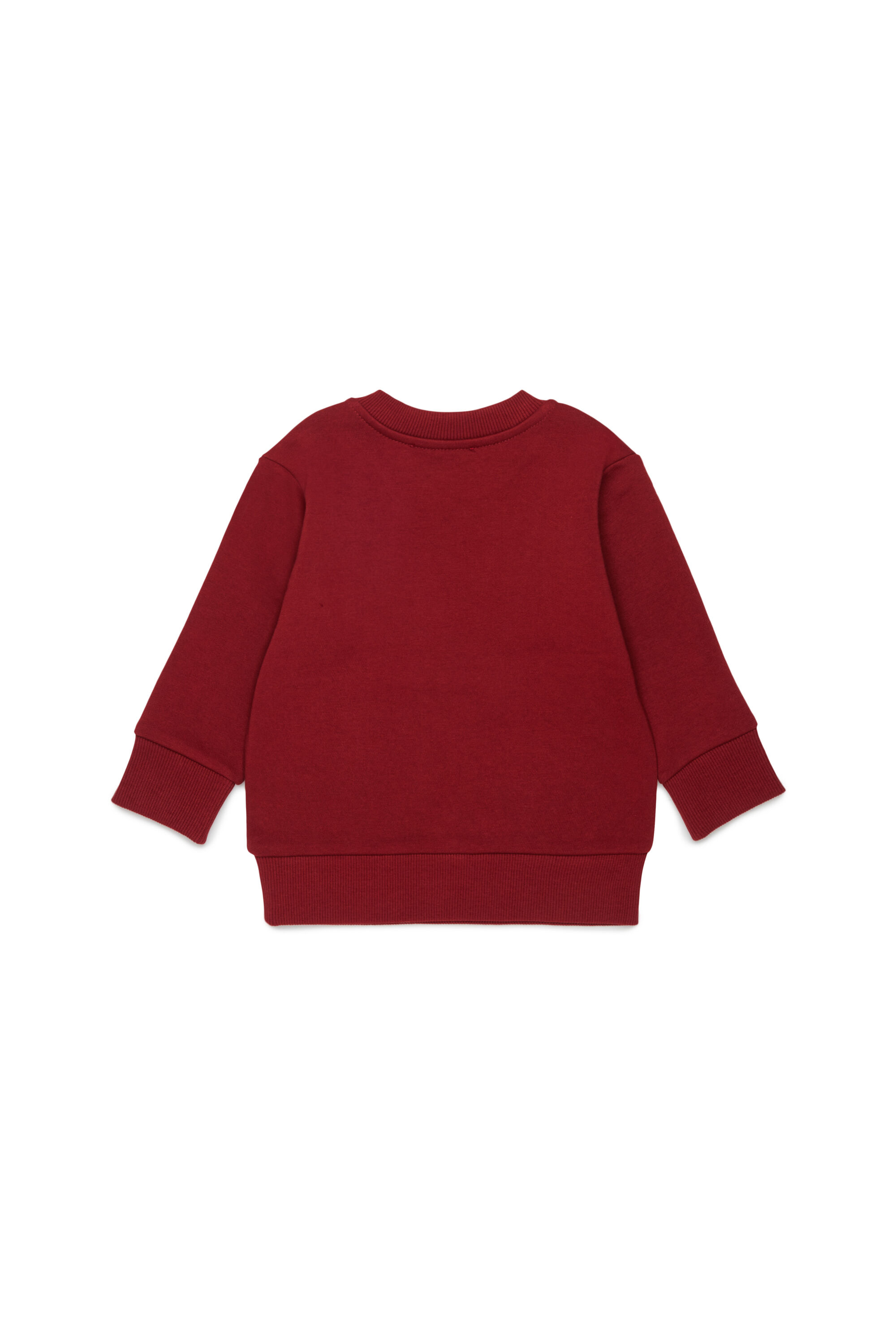 Diesel - SLODIMB, Felpa in cotone con stampa Diesel Industry Uomo in Rosso - 2