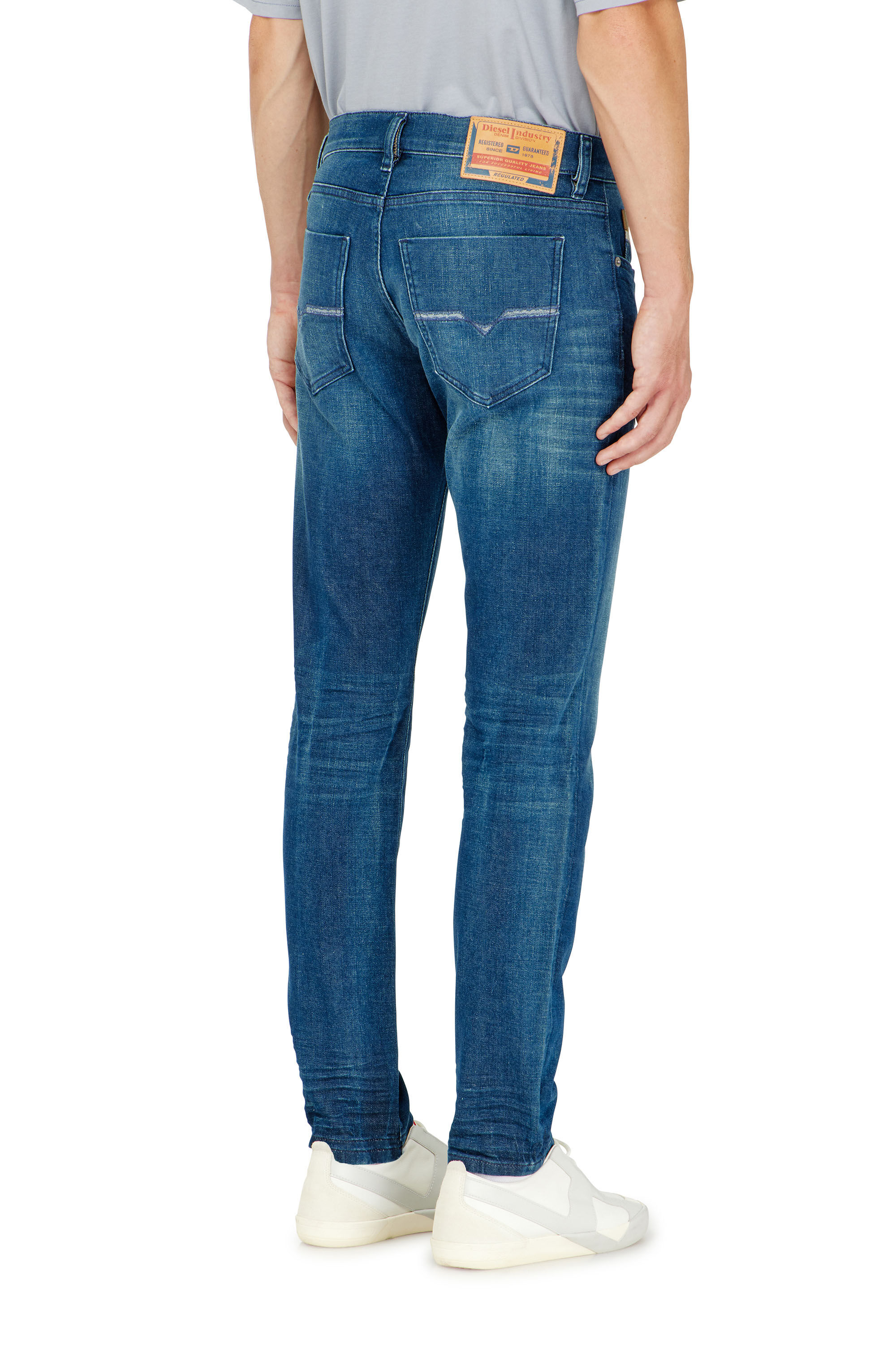 Diesel - Slim Jeans 2019 D-Strukt 0PBBZ Uomo, Blu medio - Image 5