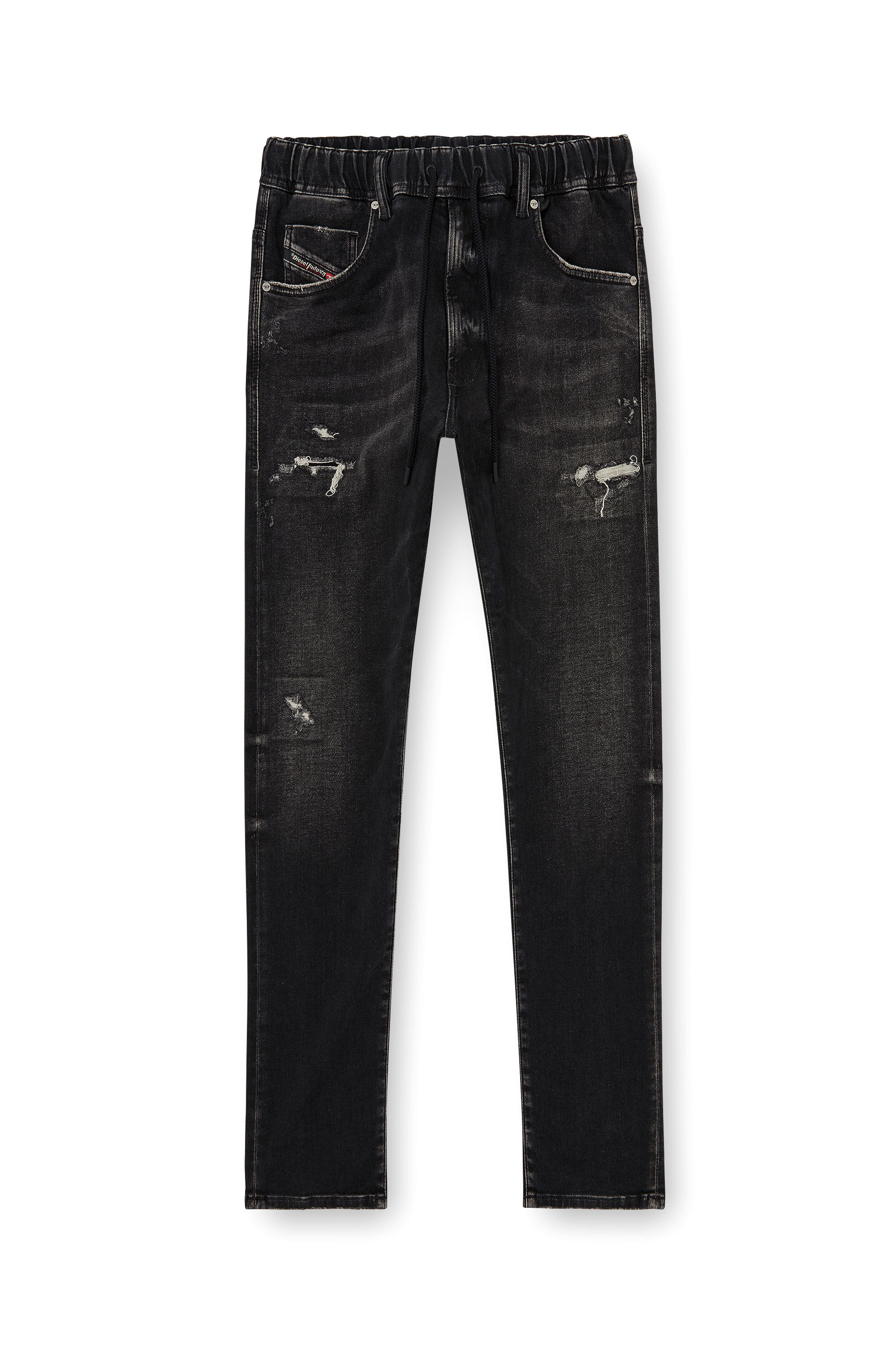 Diesel - Regular 2030 D-Krooley Joggjeans&reg; 09Q22 Uomo, Nero/Grigio scuro - Image 4