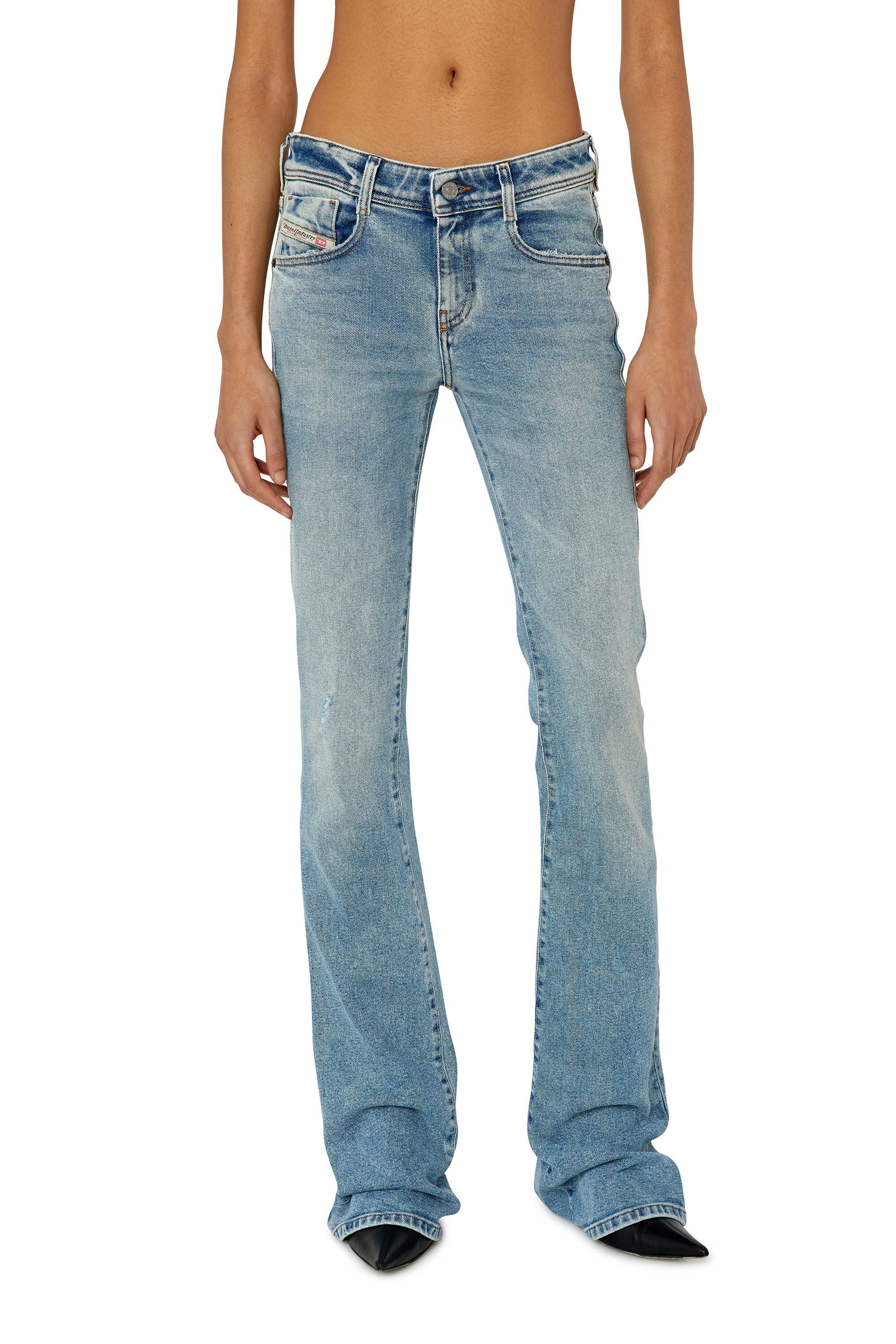 Diesel - 1969 D-Ebbey 09E86 Bootcut and Flare Jeans, Blu Chiaro - Image 3