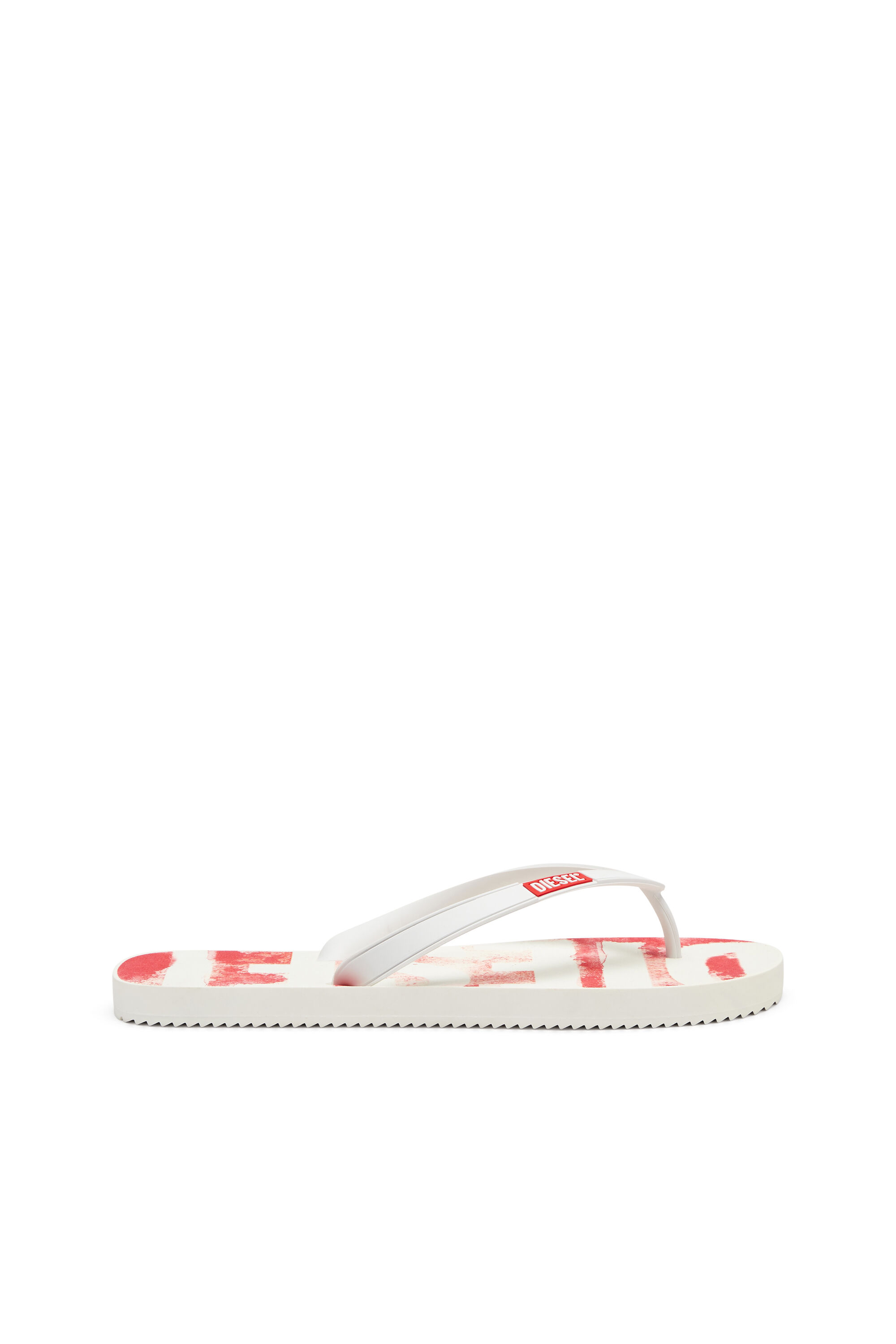 Diesel - SA-RIO, Sa-Rio-Infradito in gomma con logo graffiti Uomo in Multicolor - 1