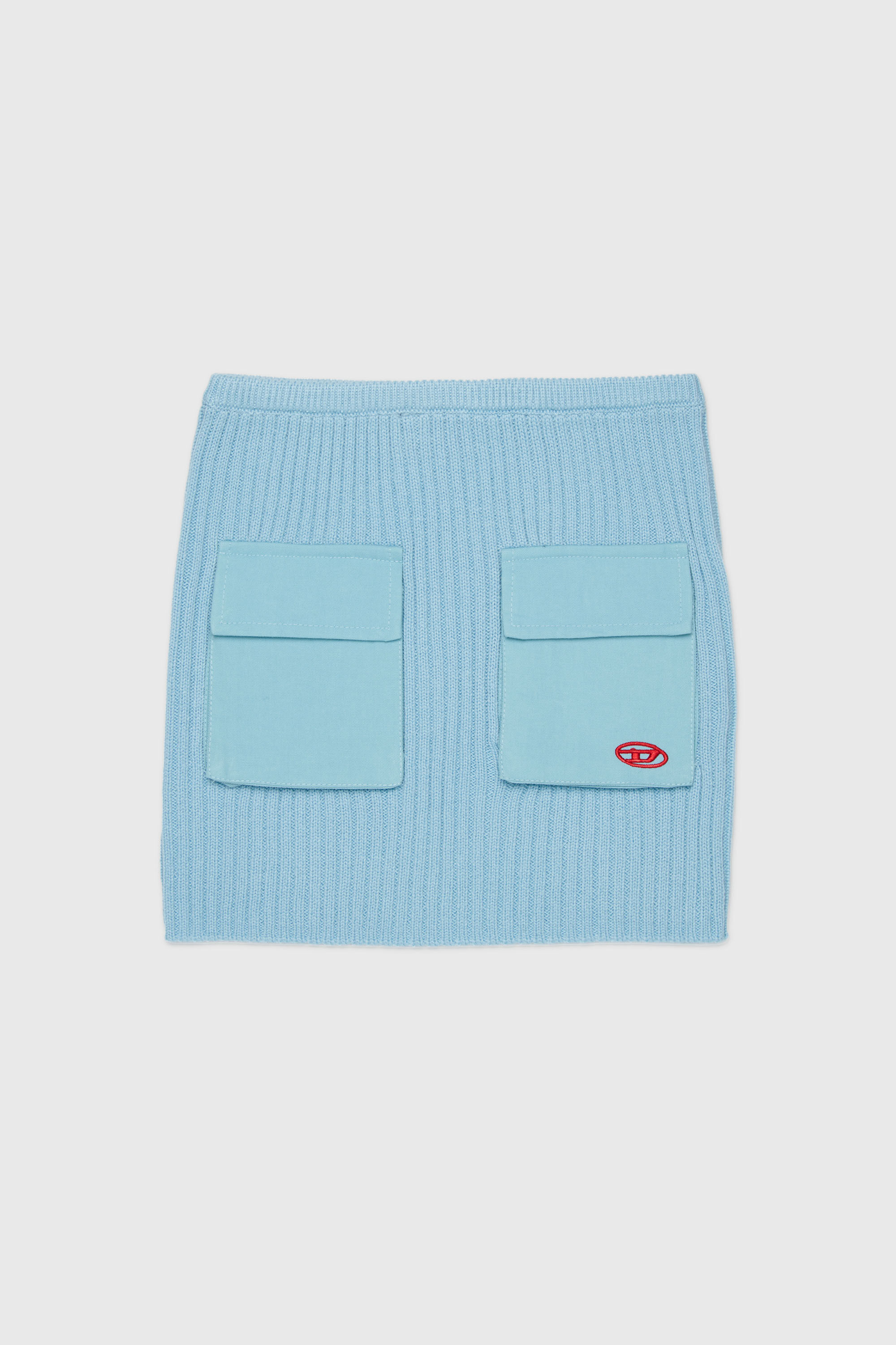 Diesel - GAMMY, Minigonna a costine con utility pockets Donna in Blu - 1