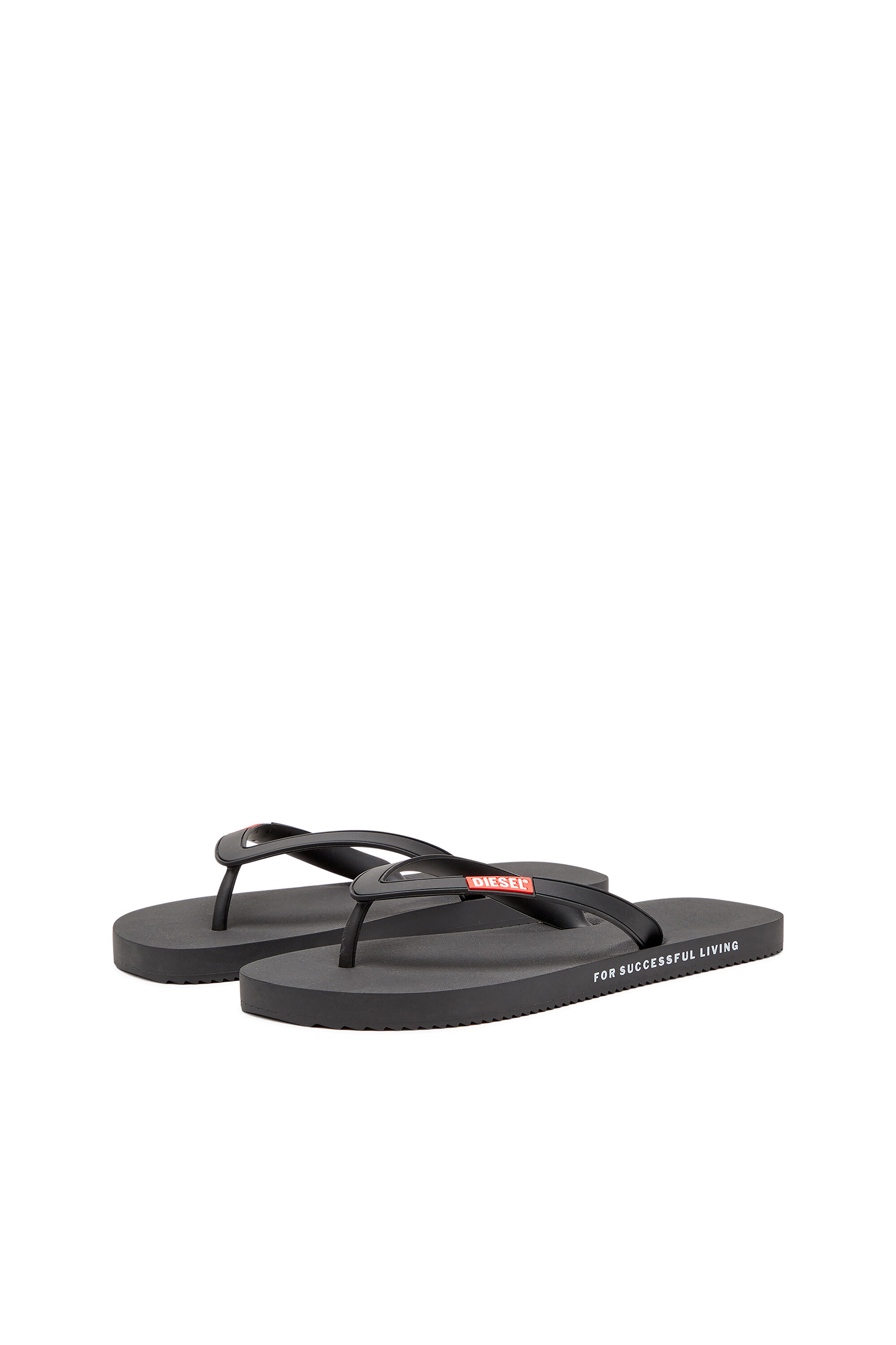 Diesel - SA-RIO, Sa-Rio-Infradito in gomma Uomo in Nero - 8
