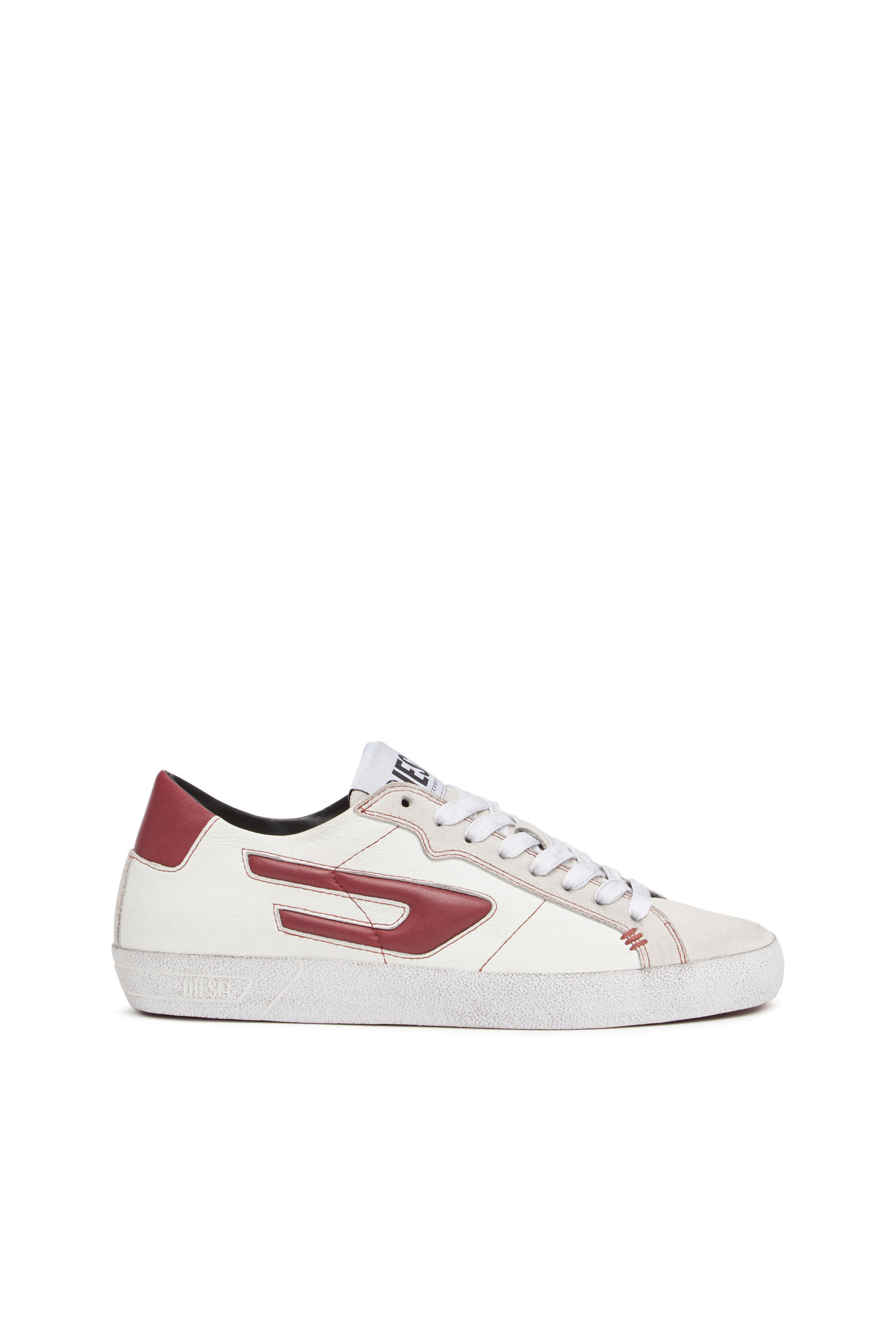 Diesel - S-LEROJI LOW W, Bianco/Rosso - Image 1