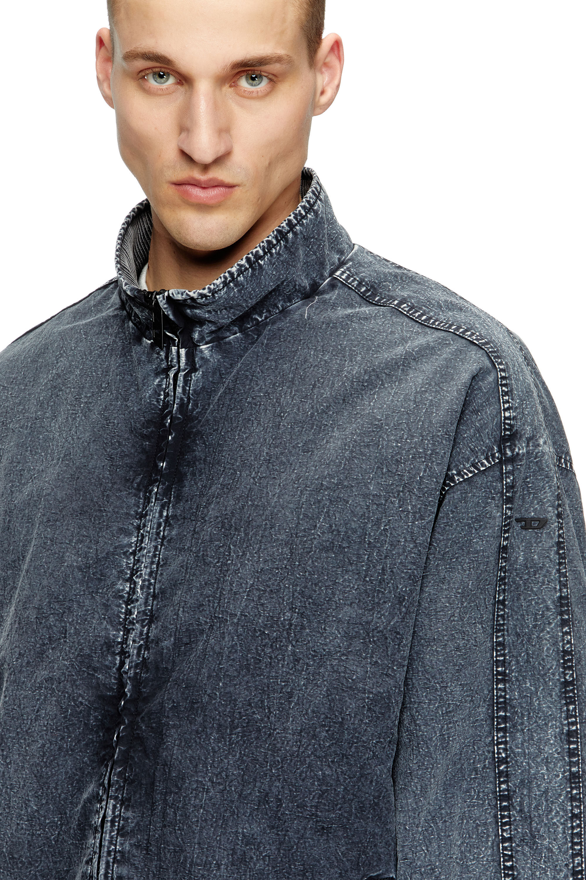 Diesel - J-WILSON, Giacca in nylon Taslan riciclato Uomo in Nero - 5