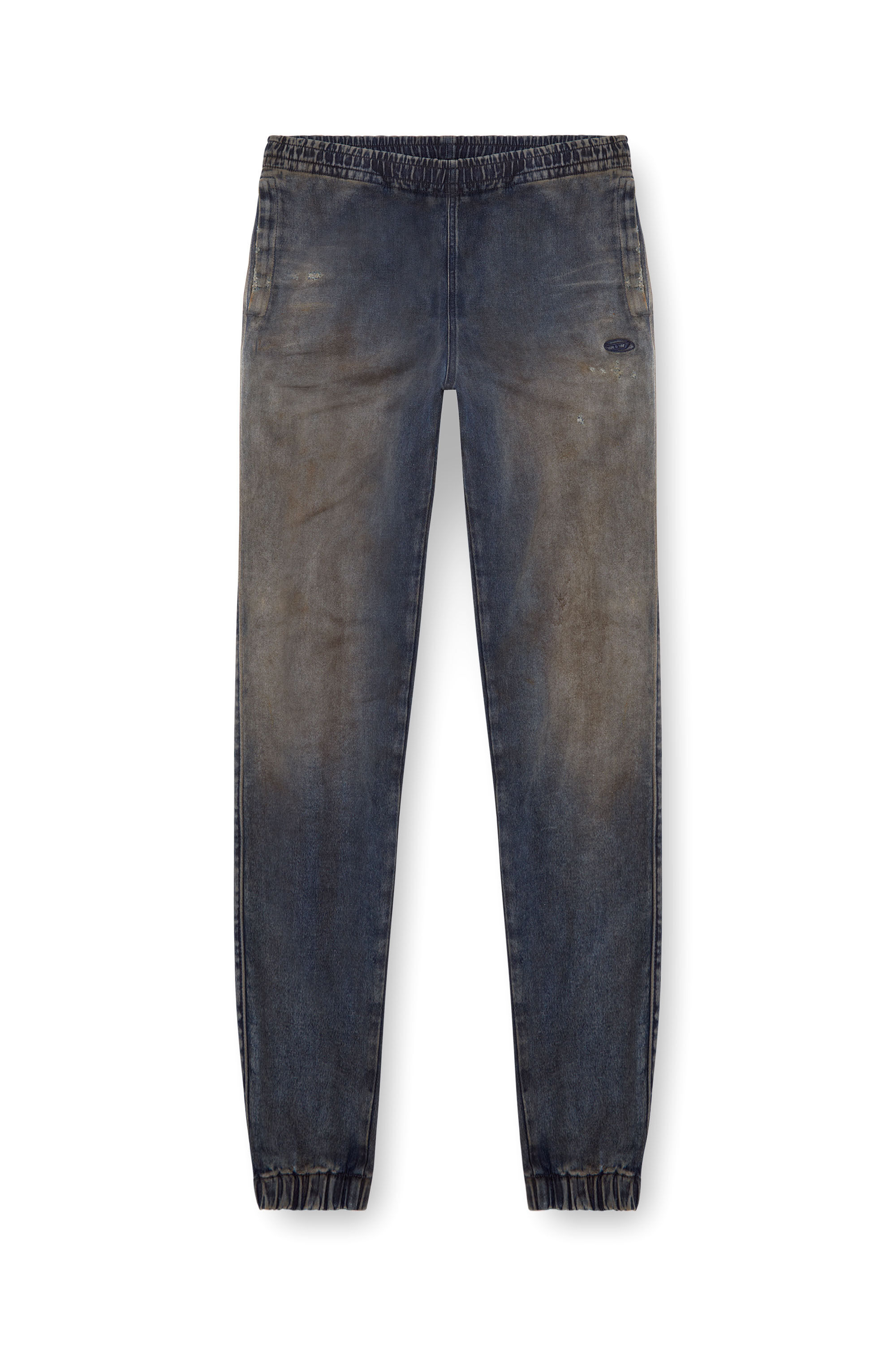 Diesel - Uomo Tapered D-Lab Track Denim 068LV, Blu Scuro - Image 2