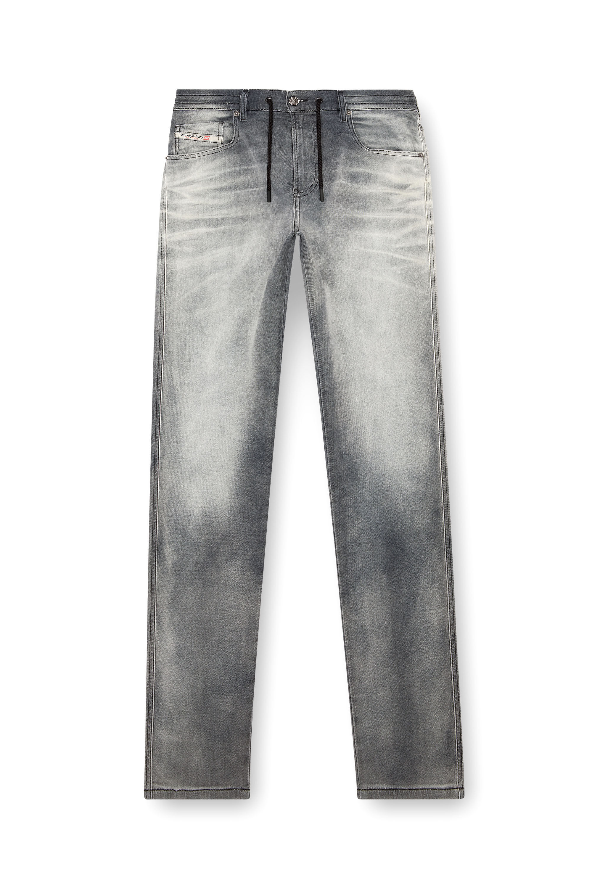 Diesel - Slim 2060 D-Strukt Joggjeans® 068LR Uomo, Grigio scuro - Image 2