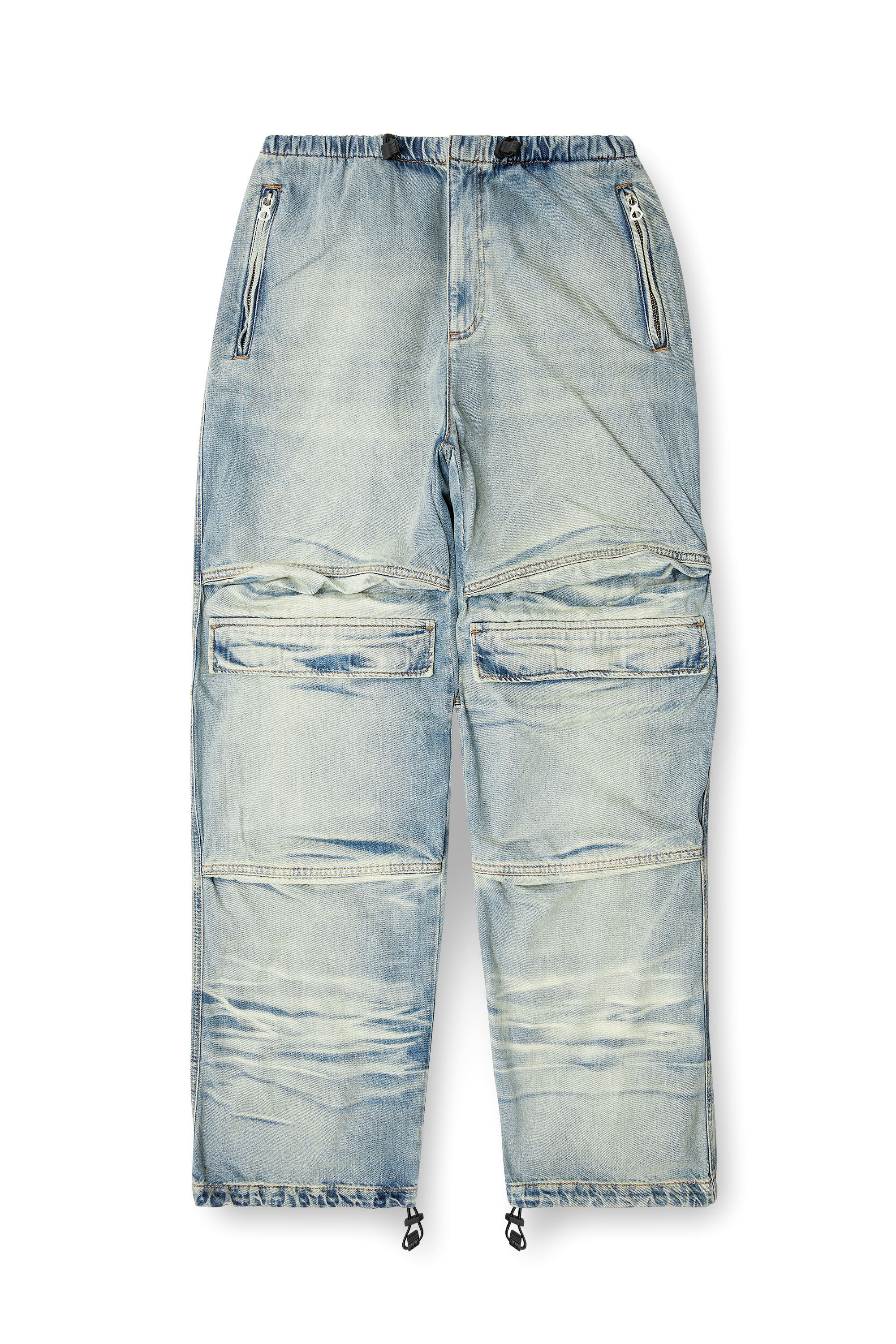 Diesel - Relaxed Jeans D-Dayetz 0ABDF Unisex, Blu Chiaro - Image 2