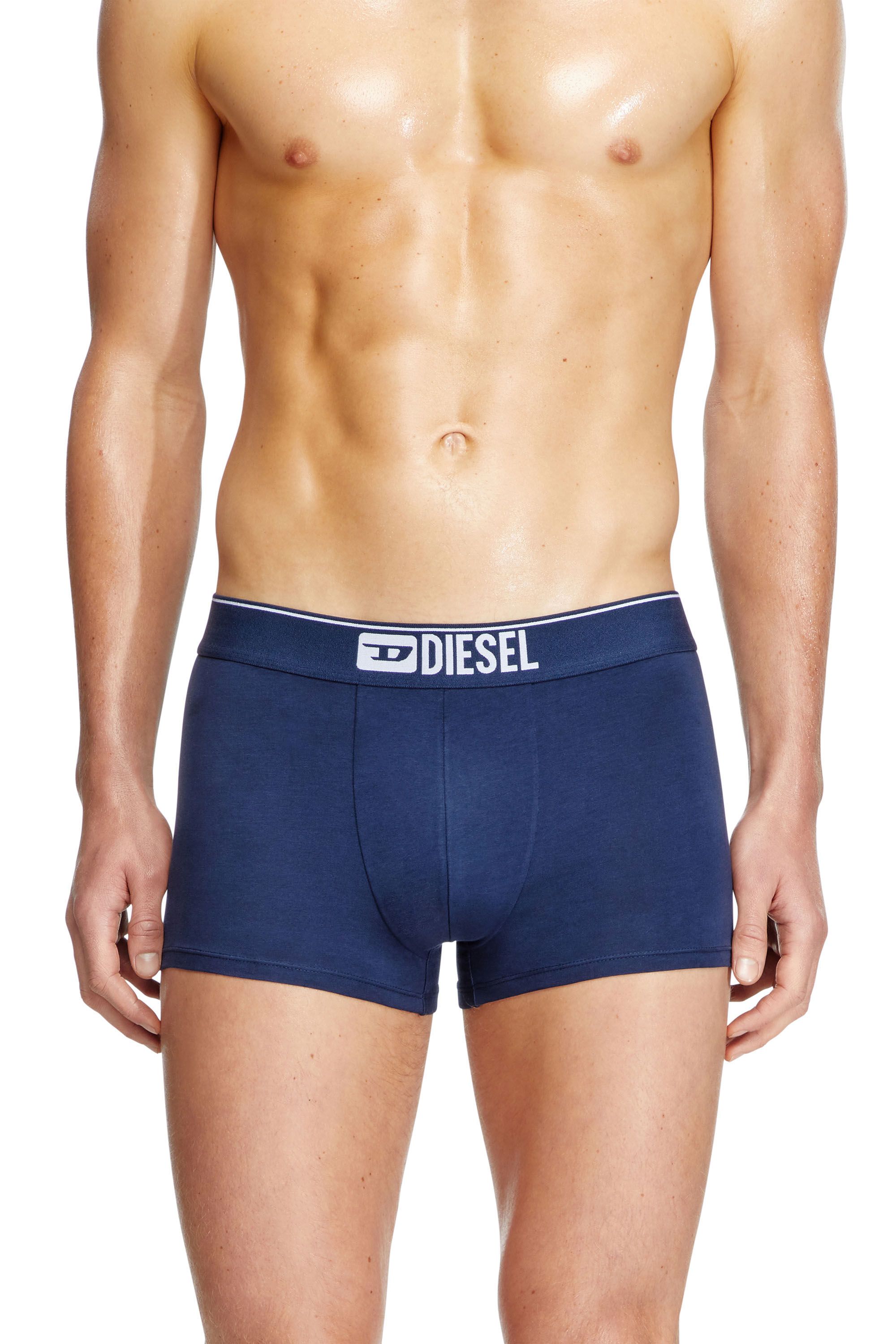 Diesel - UMBX-DAMIENTHREEPACK, Set di tre boxer tinta unita Uomo in Multicolor - 3