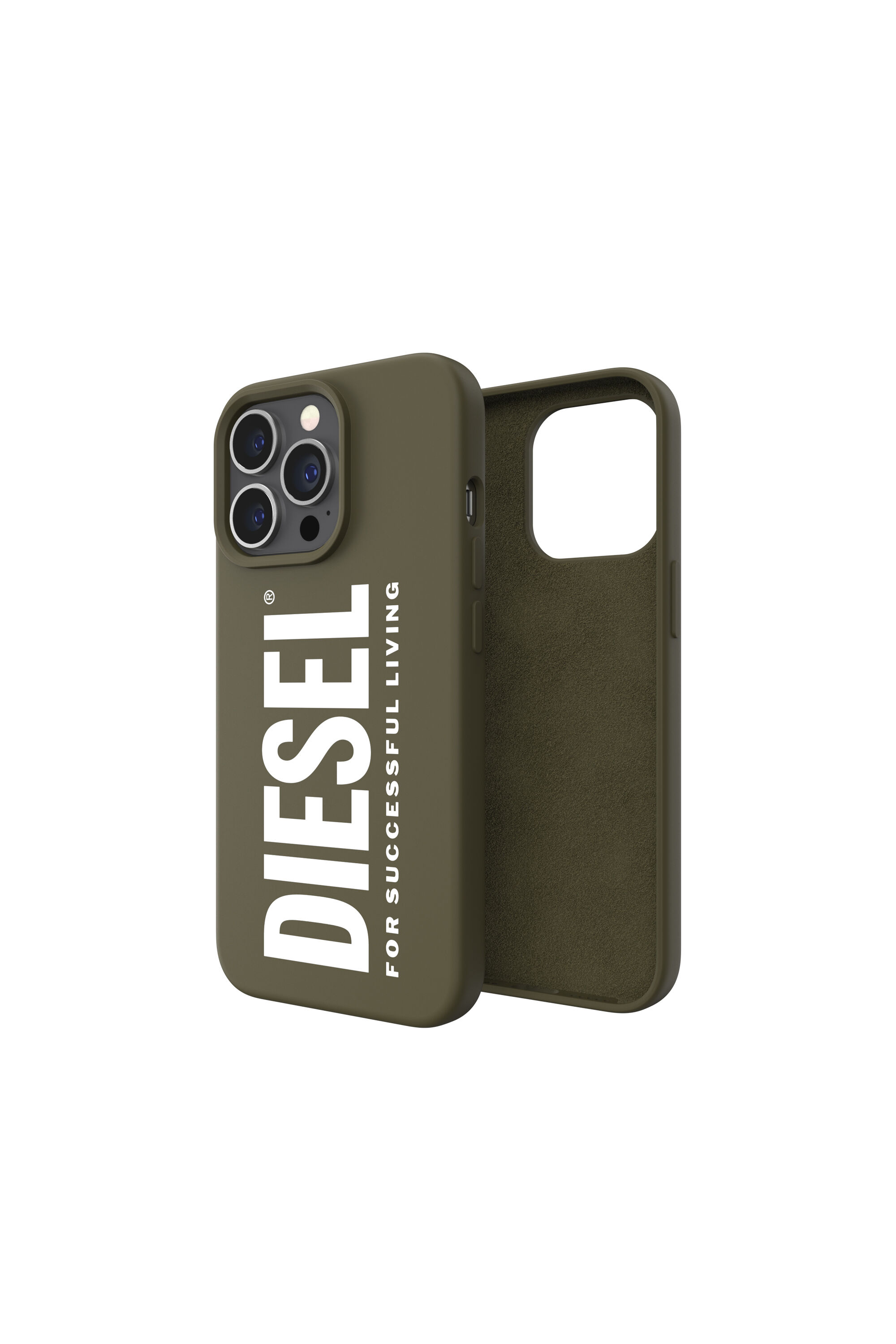 Diesel - 47166 SILICONE CASE, Verde Militare - Image 1