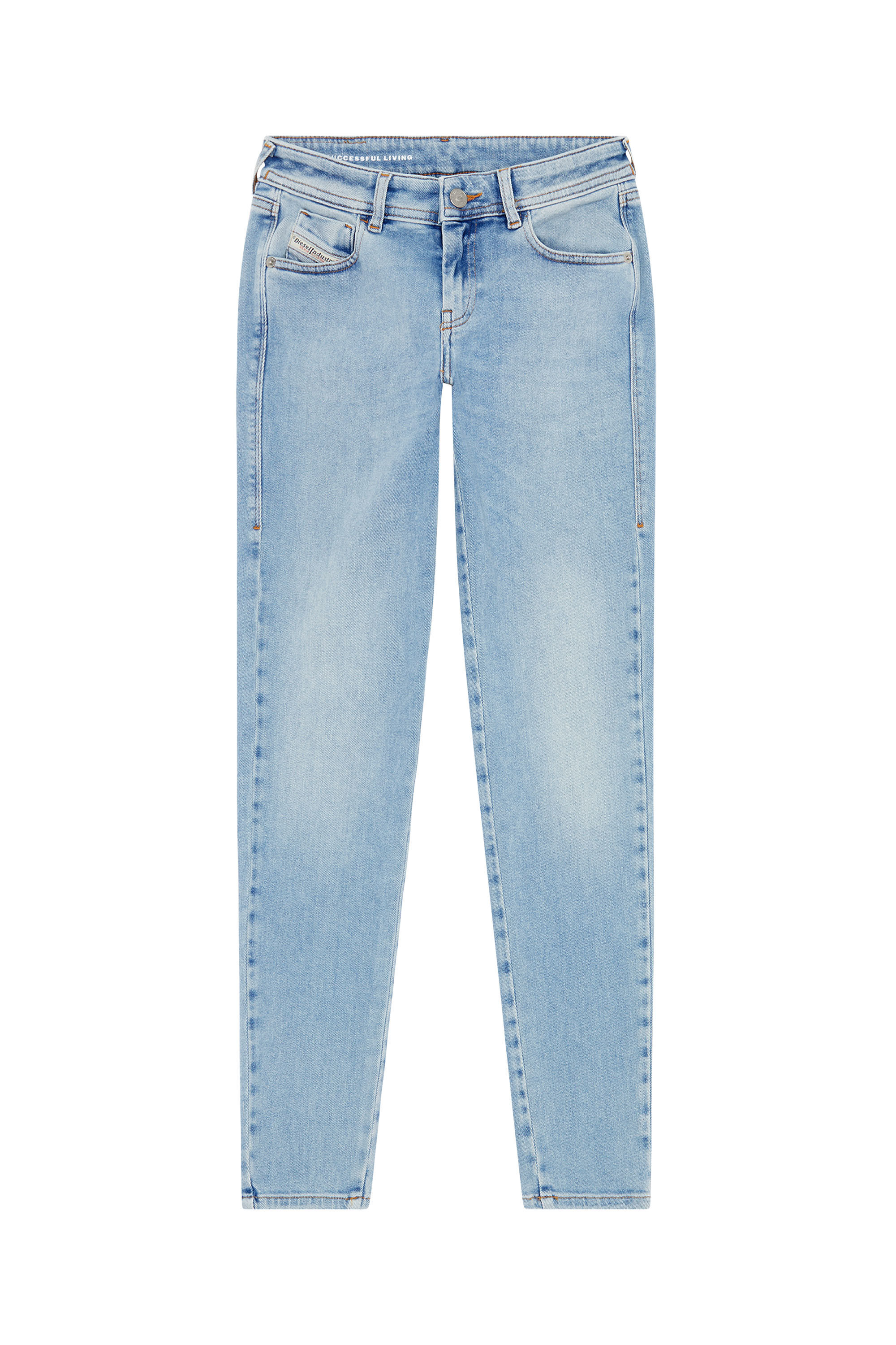 Diesel - Super skinny Jeans 2018 Slandy-Low 09F87, Blu Chiaro - Image 2