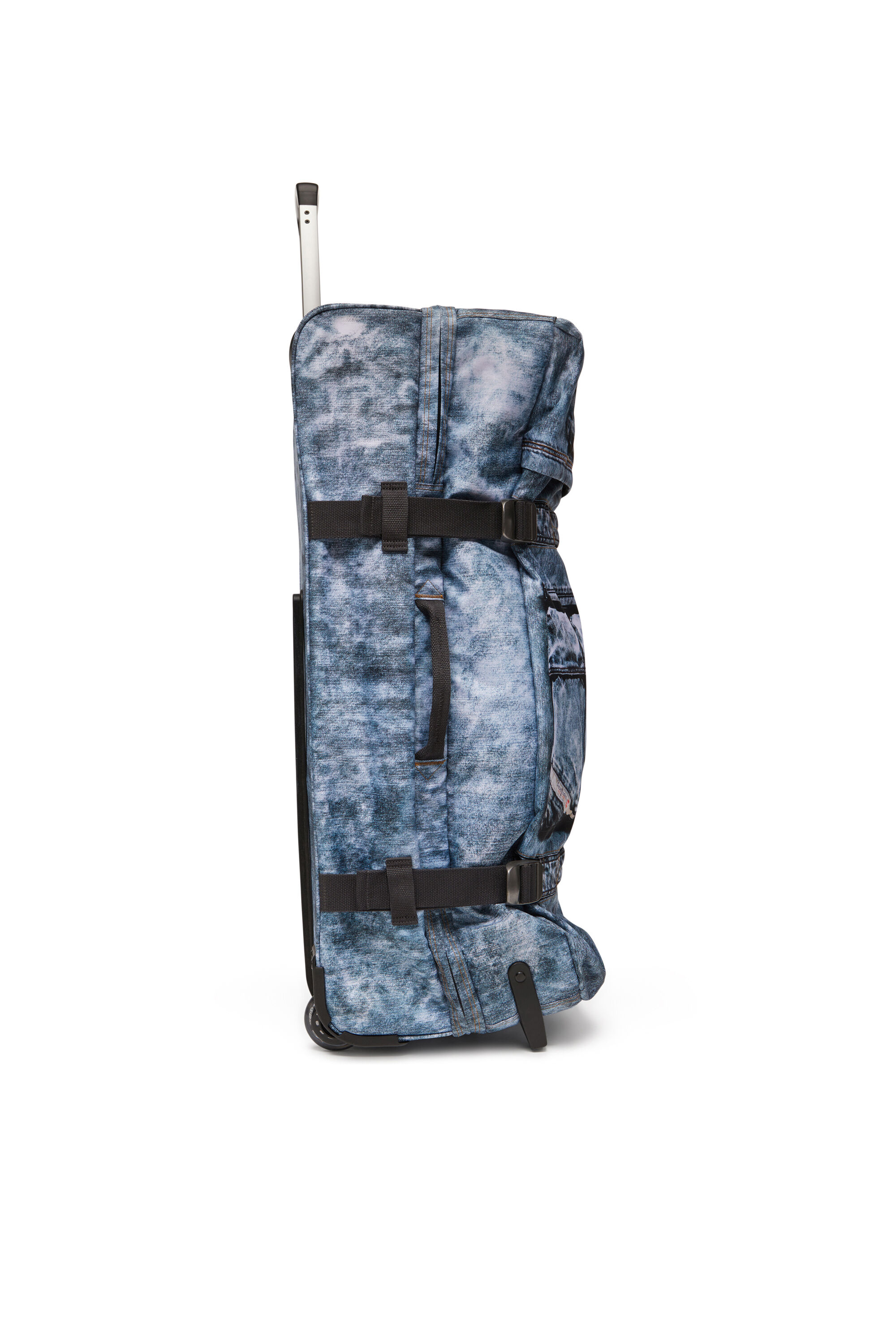 Diesel - DIESEL TRANSIT'R L, Trolley da viaggio in denim trompe l'oeil Unisex in Blu - 3