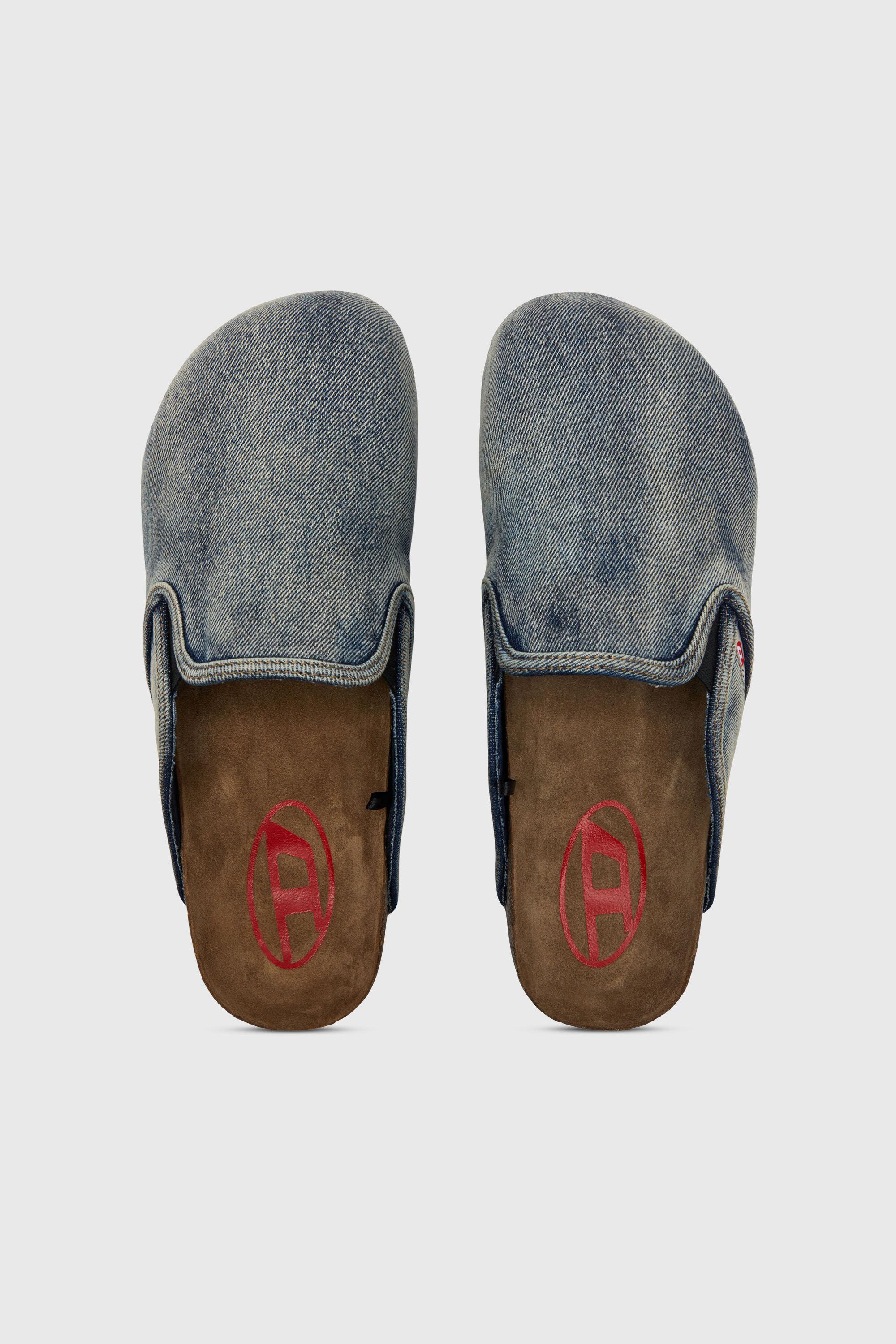 Diesel - D-WOODSTOCK SLIP-ON, D-Woodstock-Mule in denim Uomo in Blu - 5