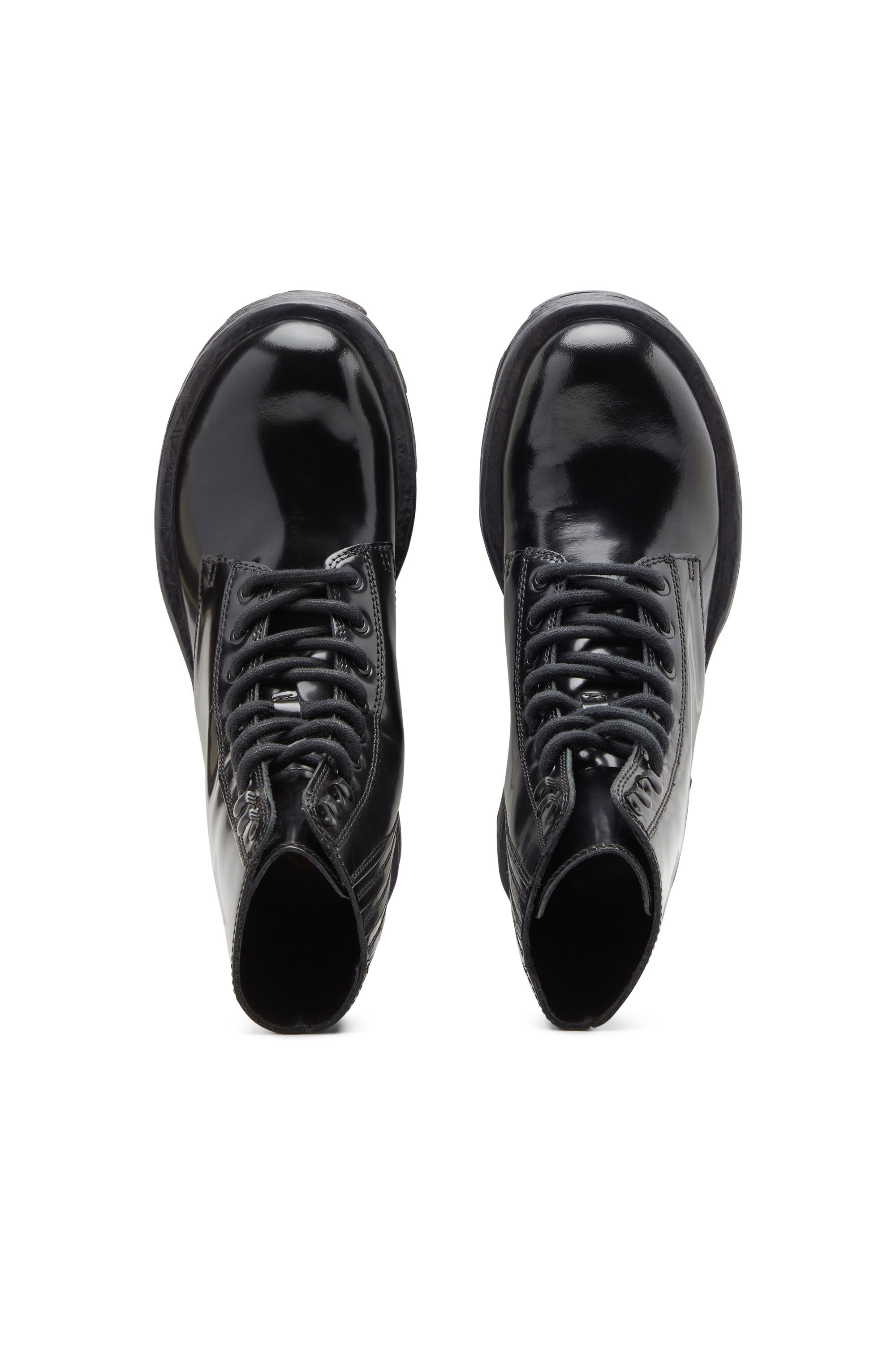 D HAMMER BT W Donna Anfibi in pelle lucida Diesel