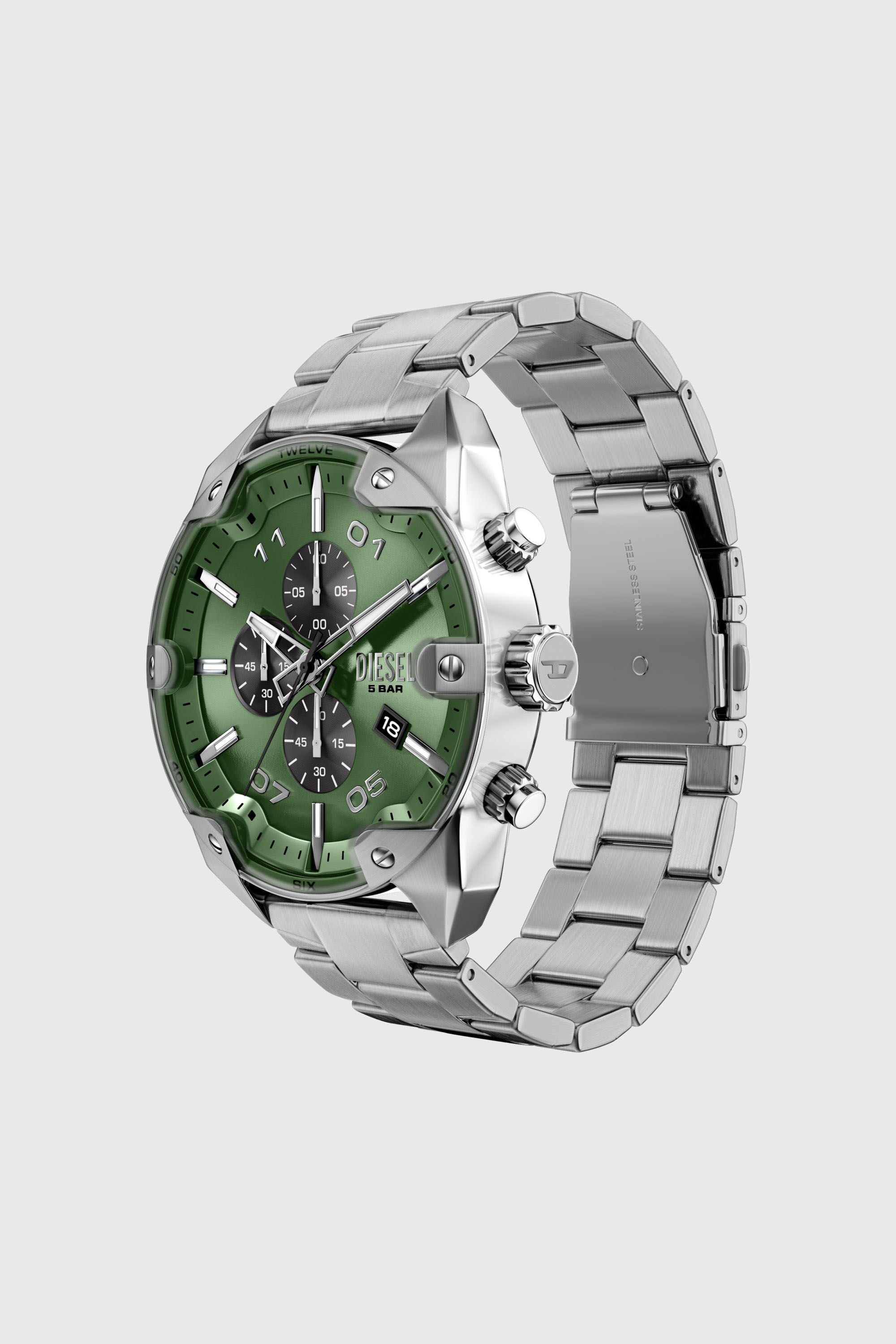 Diesel - DZ4712 WATCH, Orologio Spiked in acciaio inox con borchie Uomo in Argento - 7