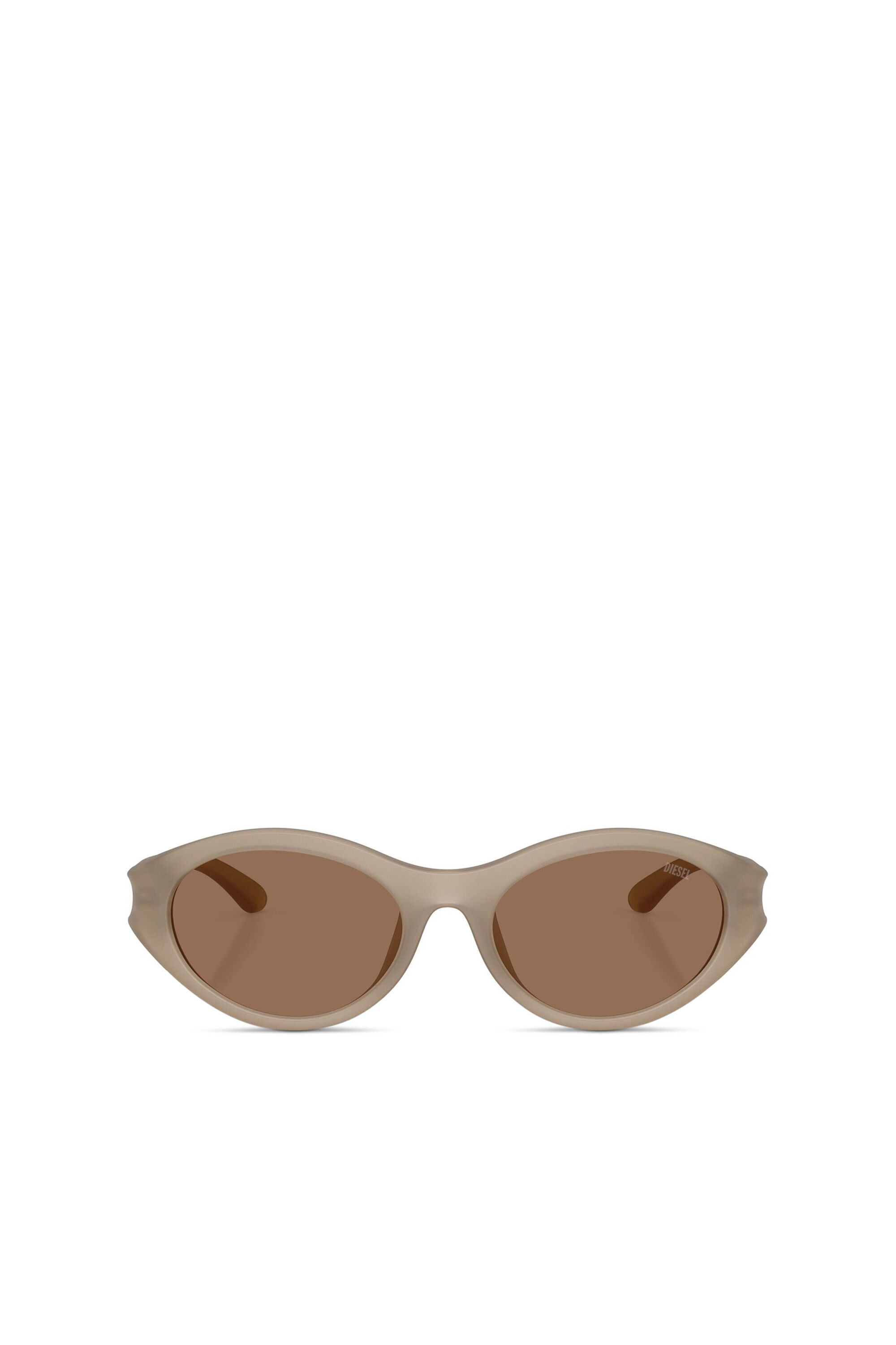 Diesel - 0DL3005U, Occhiali da sole ovali Unisex in Beige - 1