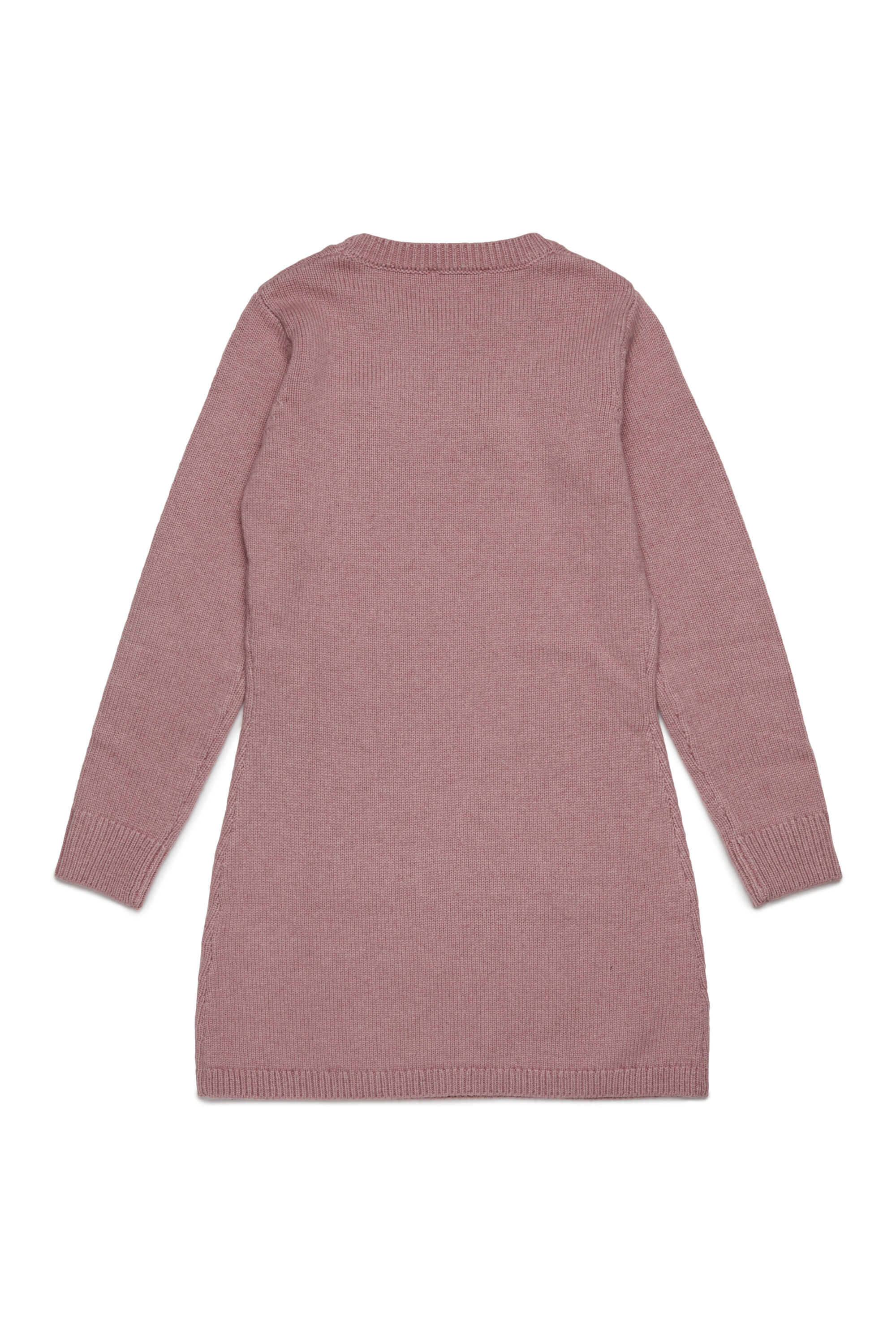 Diesel - DIRMY, Abito in misto lana con logo ricamato Donna in Rosa - 2